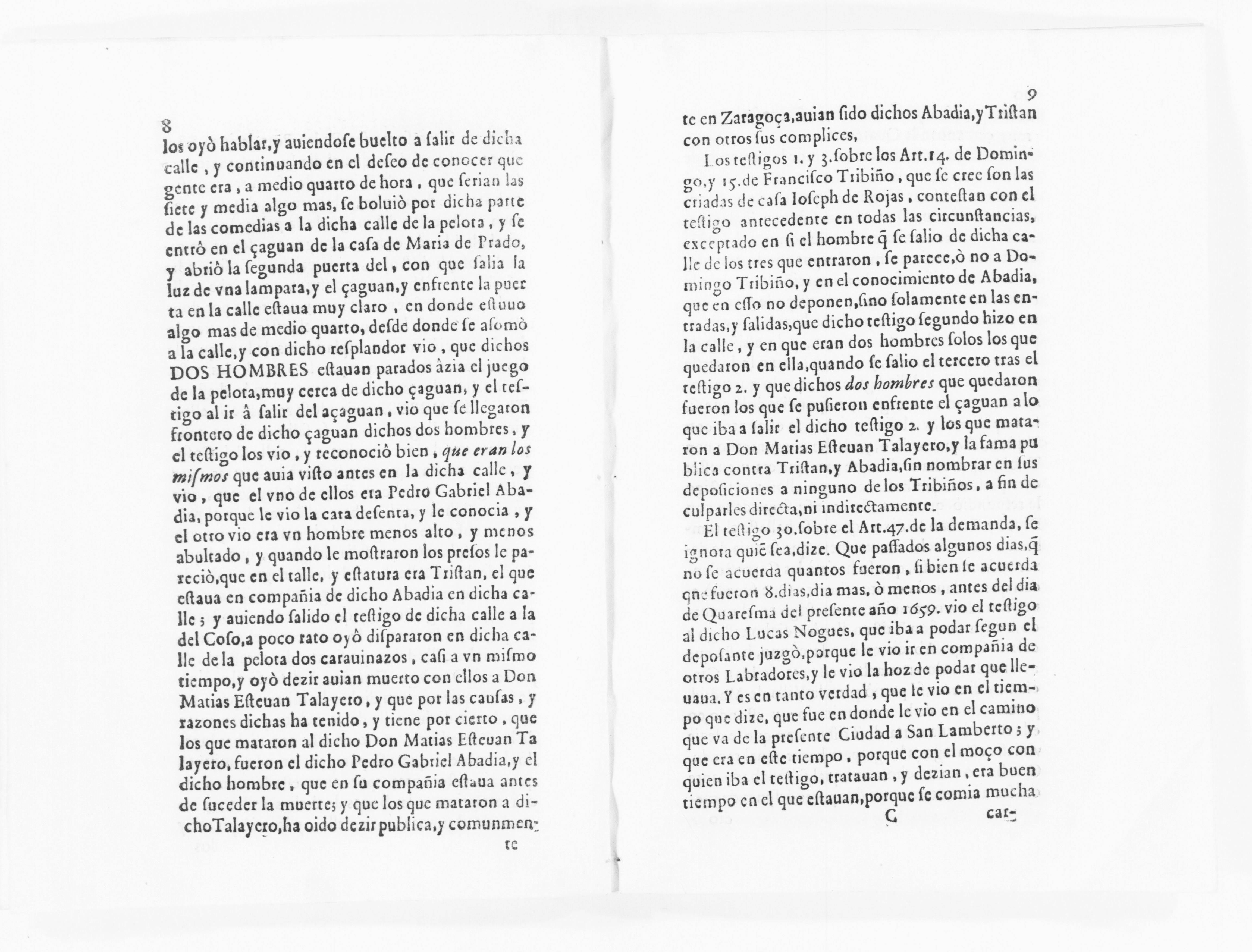 Scanned image of the current content page