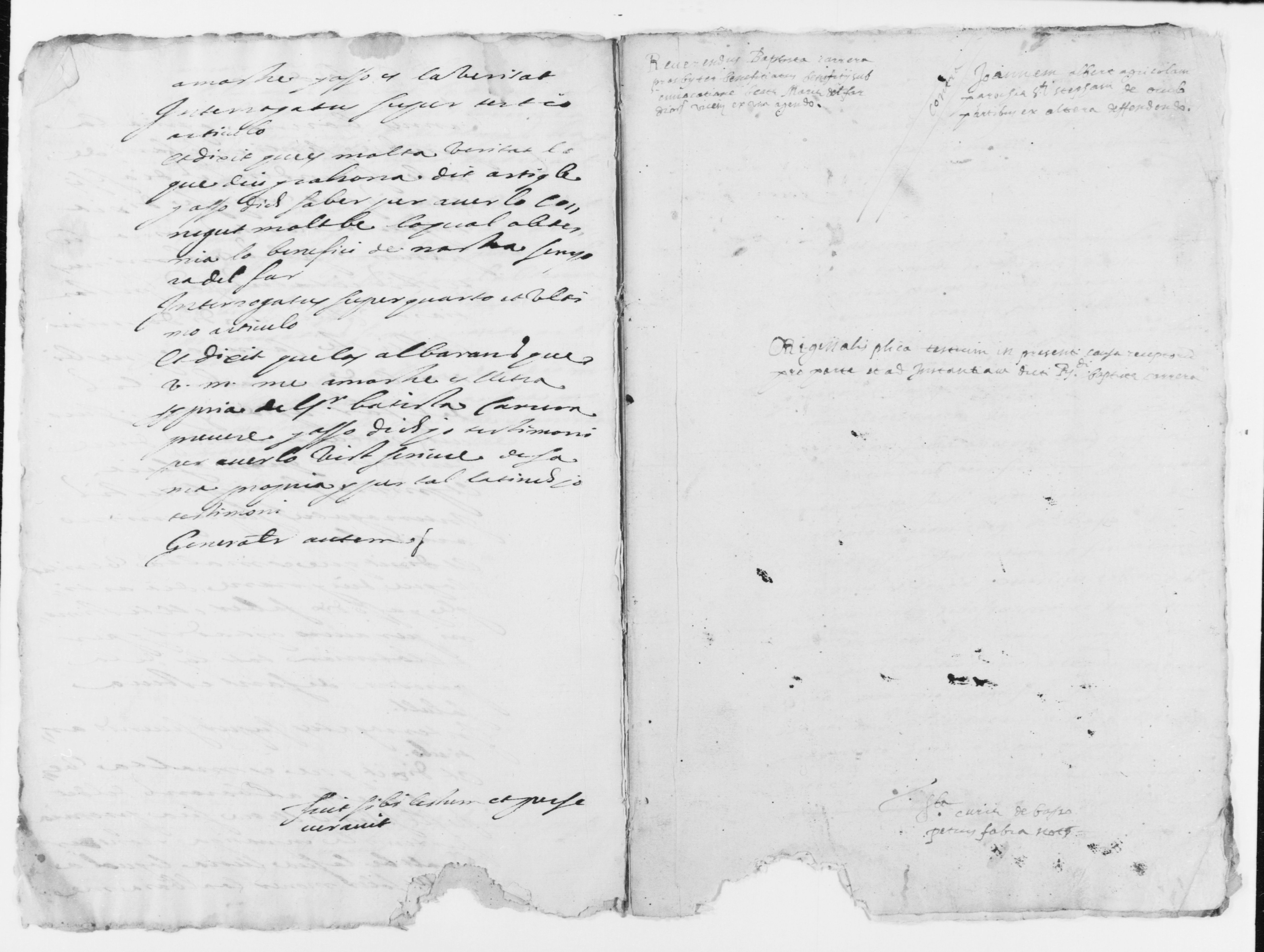 Scanned image of the current content page