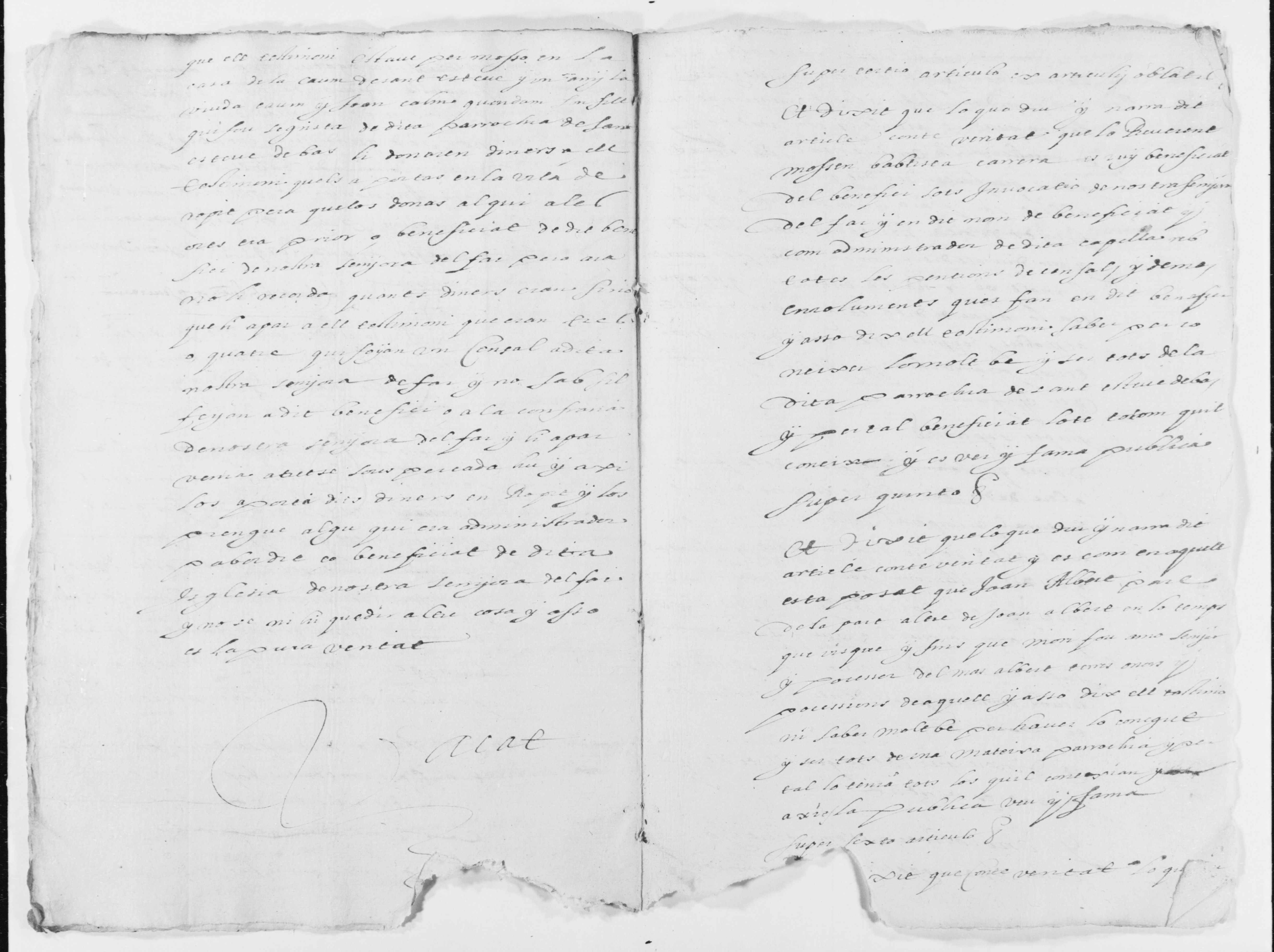 Scanned image of the current content page