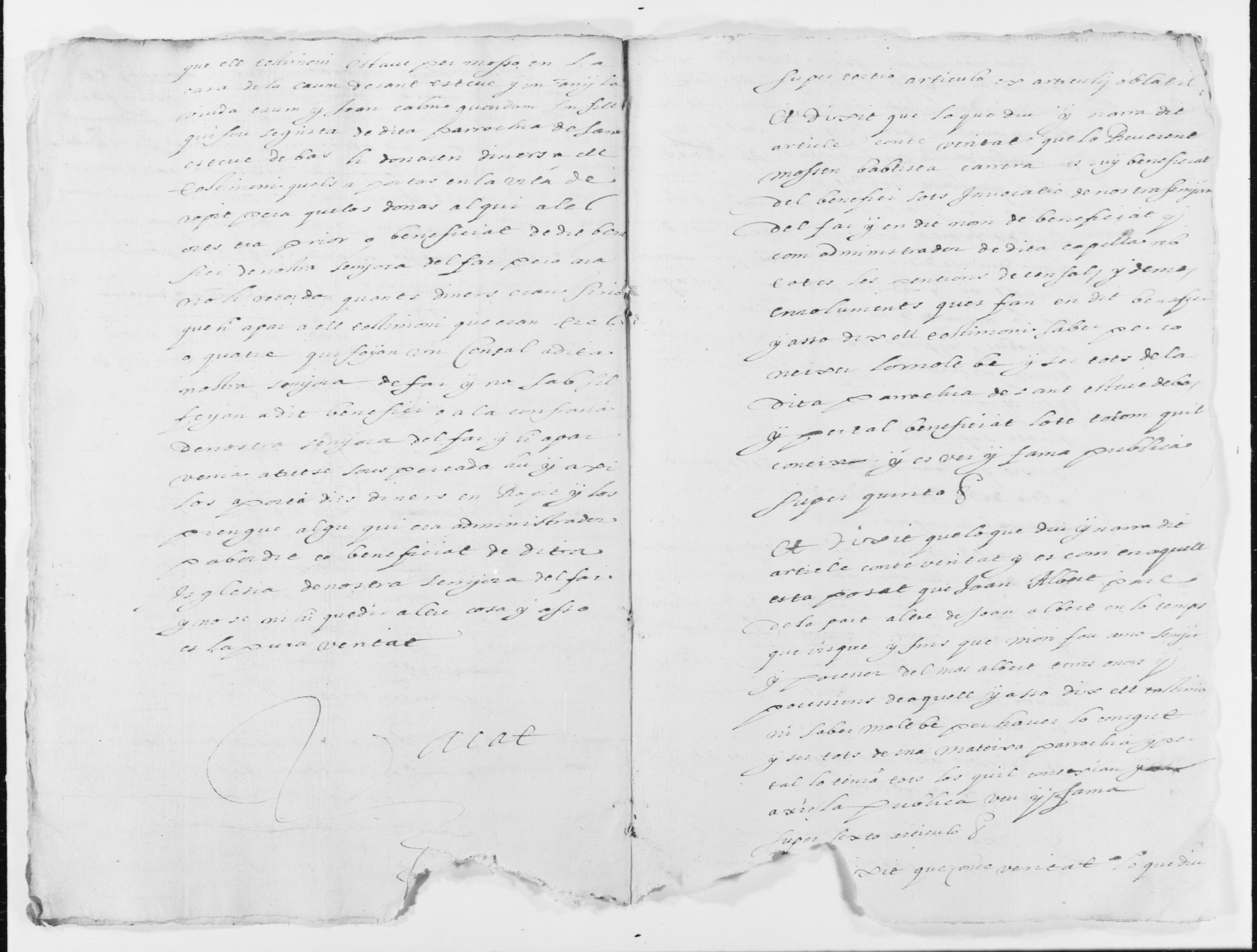 Scanned image of the current content page