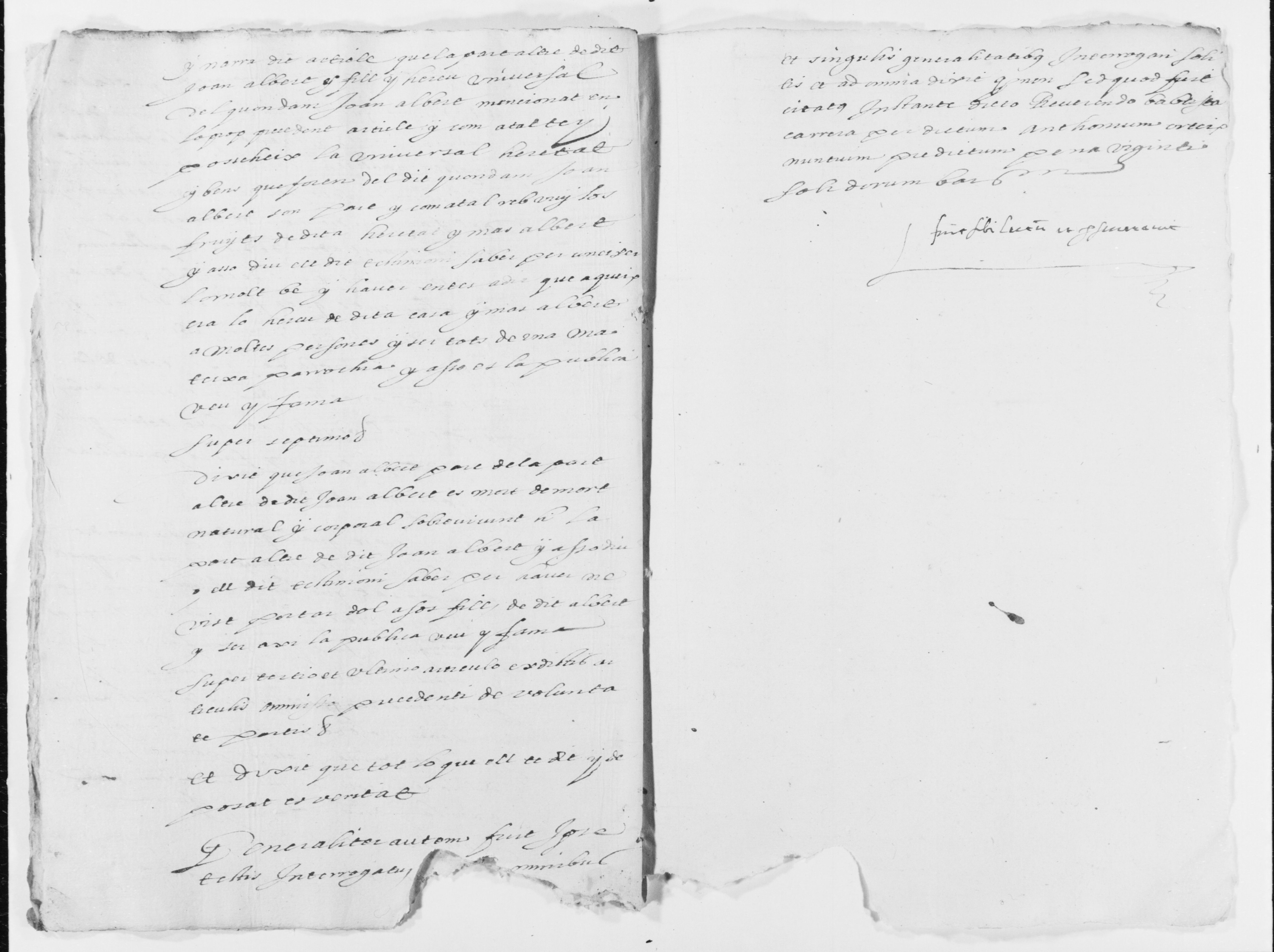 Scanned image of the current content page
