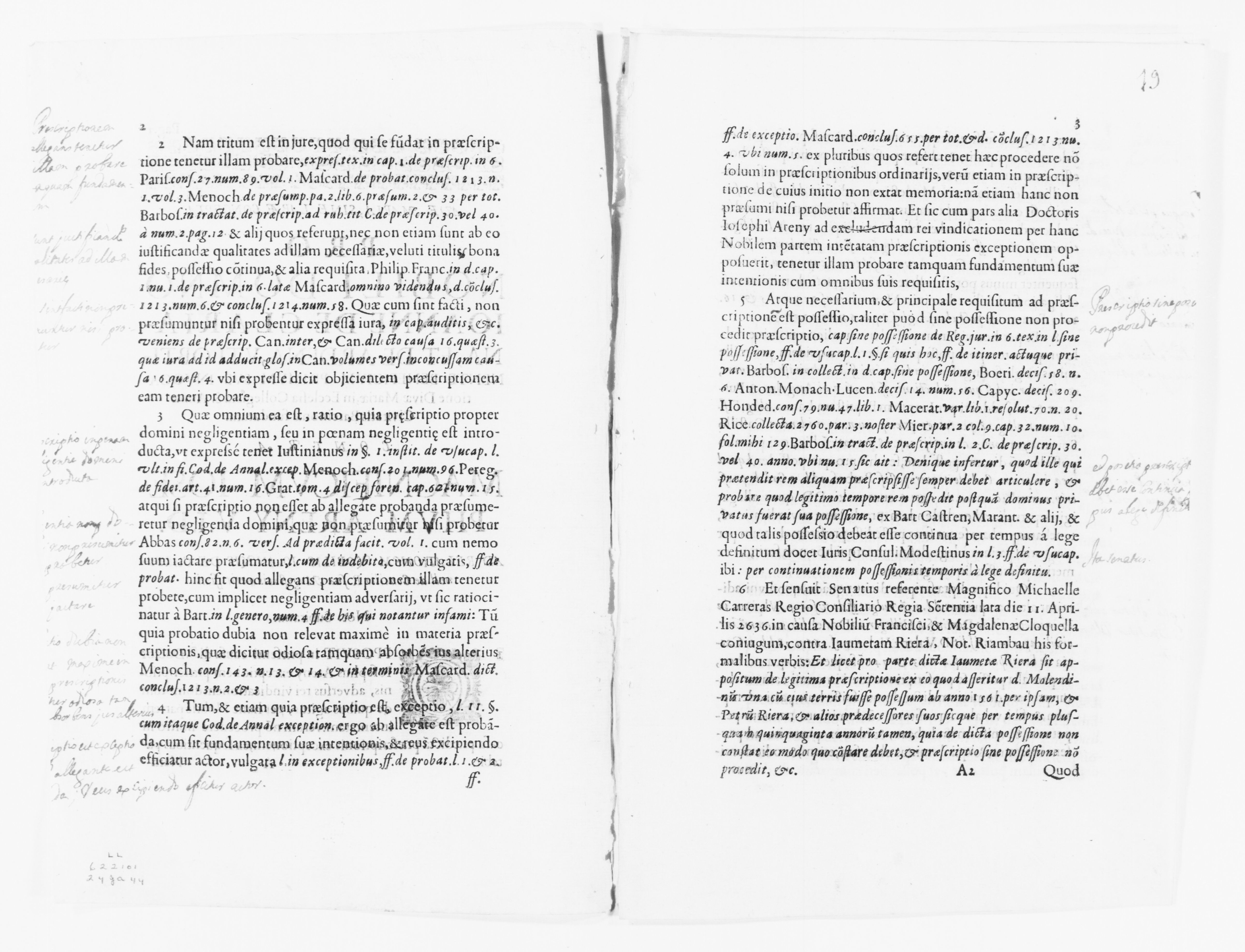 Scanned image of the current content page