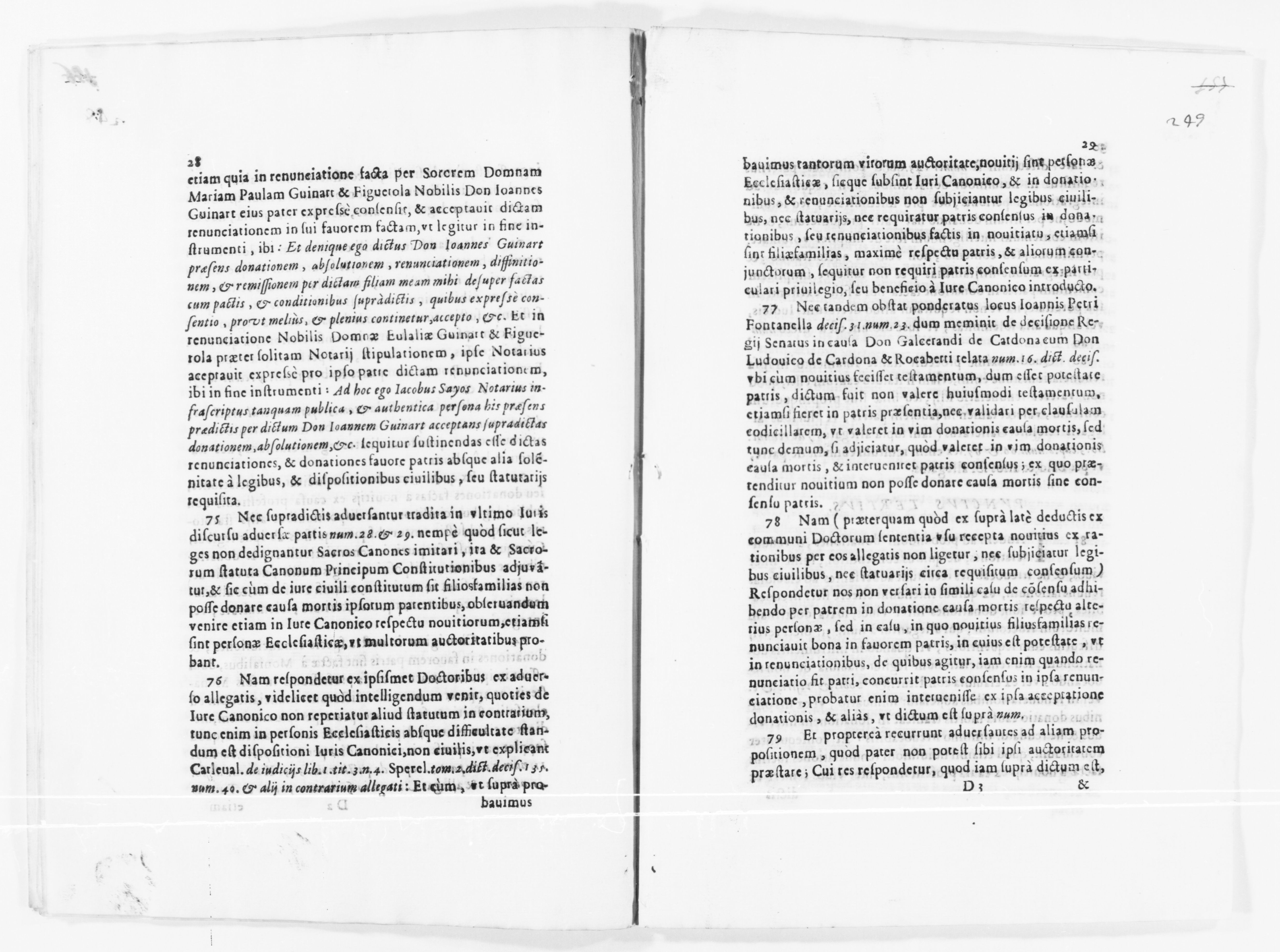 Scanned image of the current content page