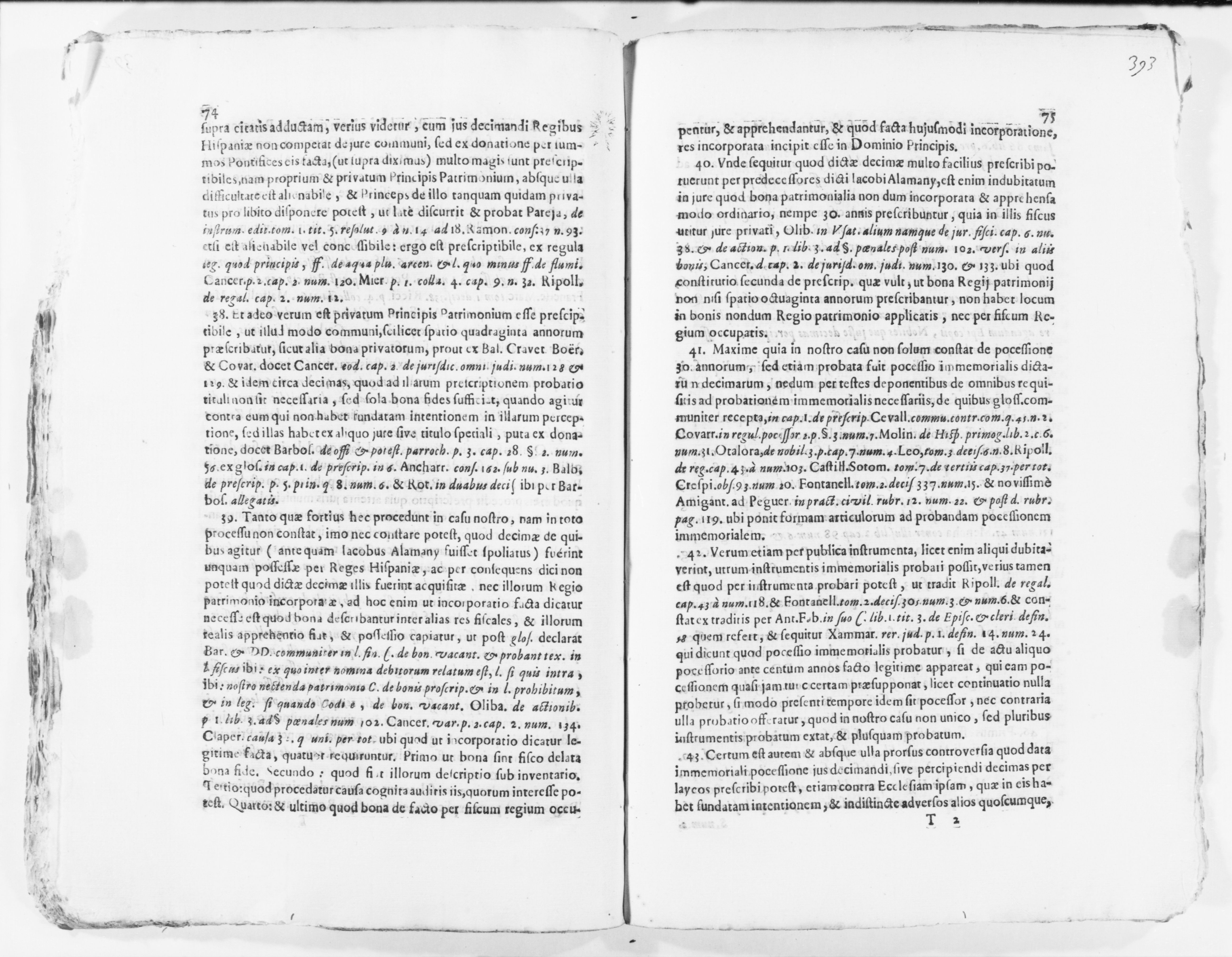 Scanned image of the current content page