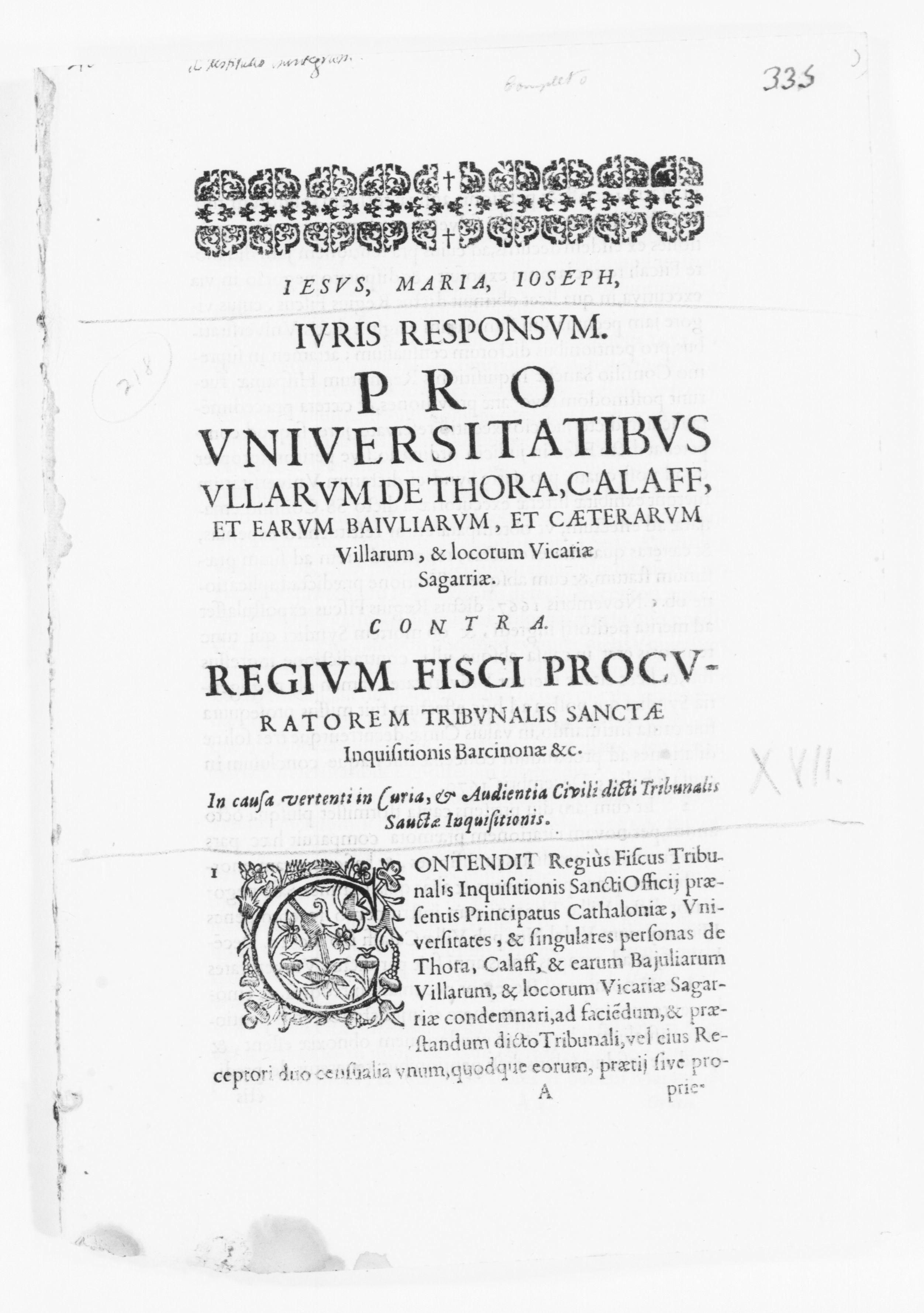 Scanned image of the current content page