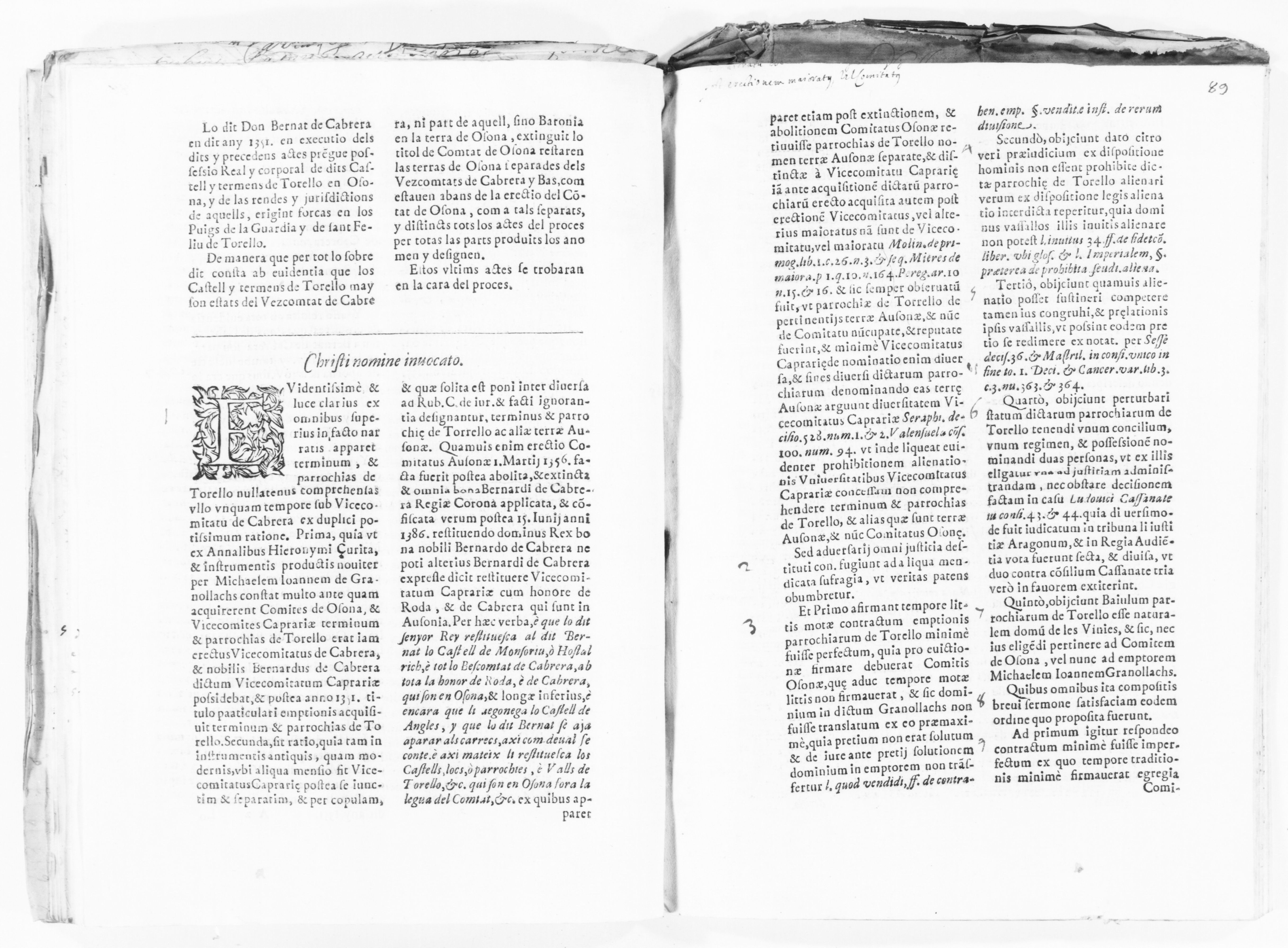 Scanned image of the current content page