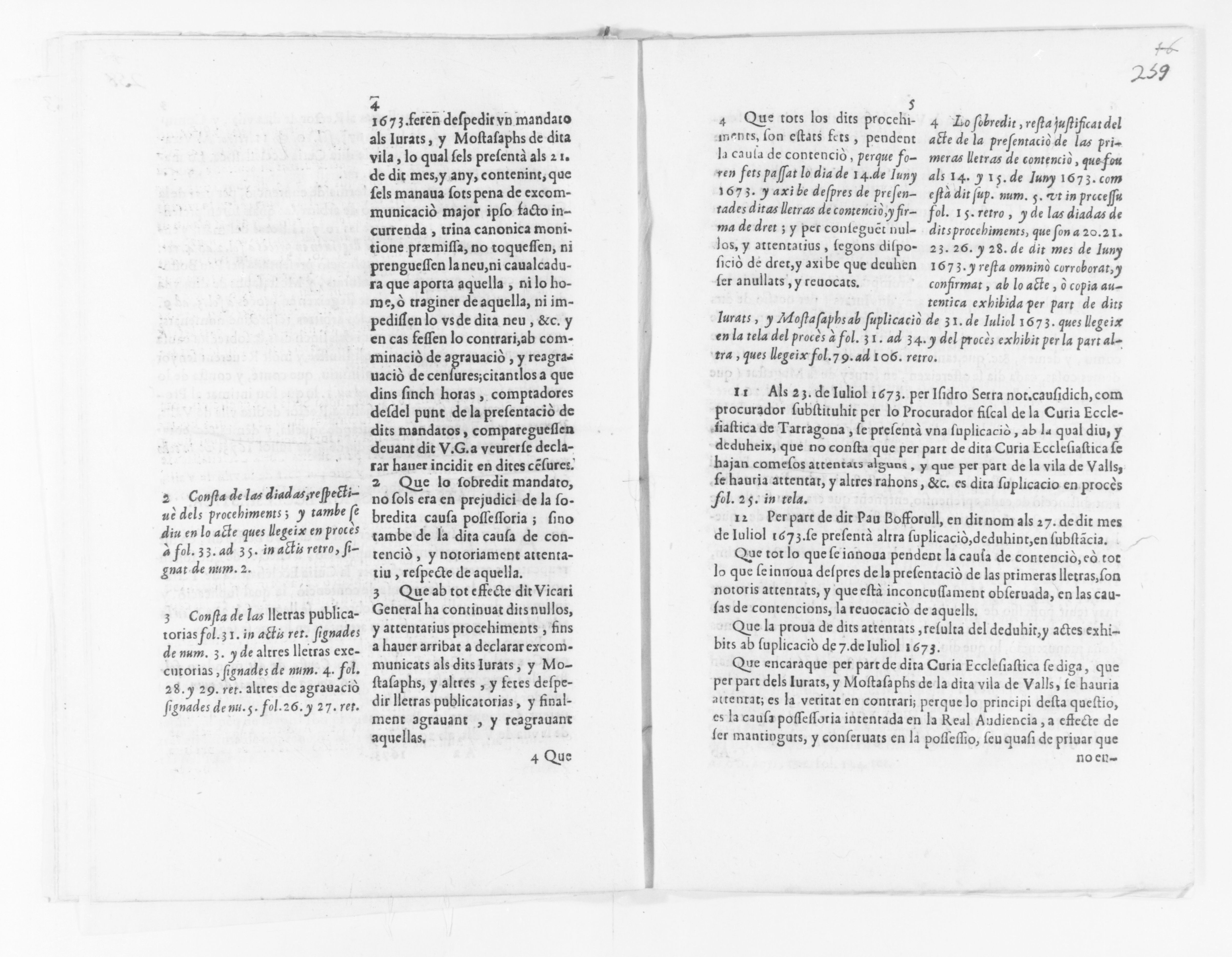 Scanned image of the current content page