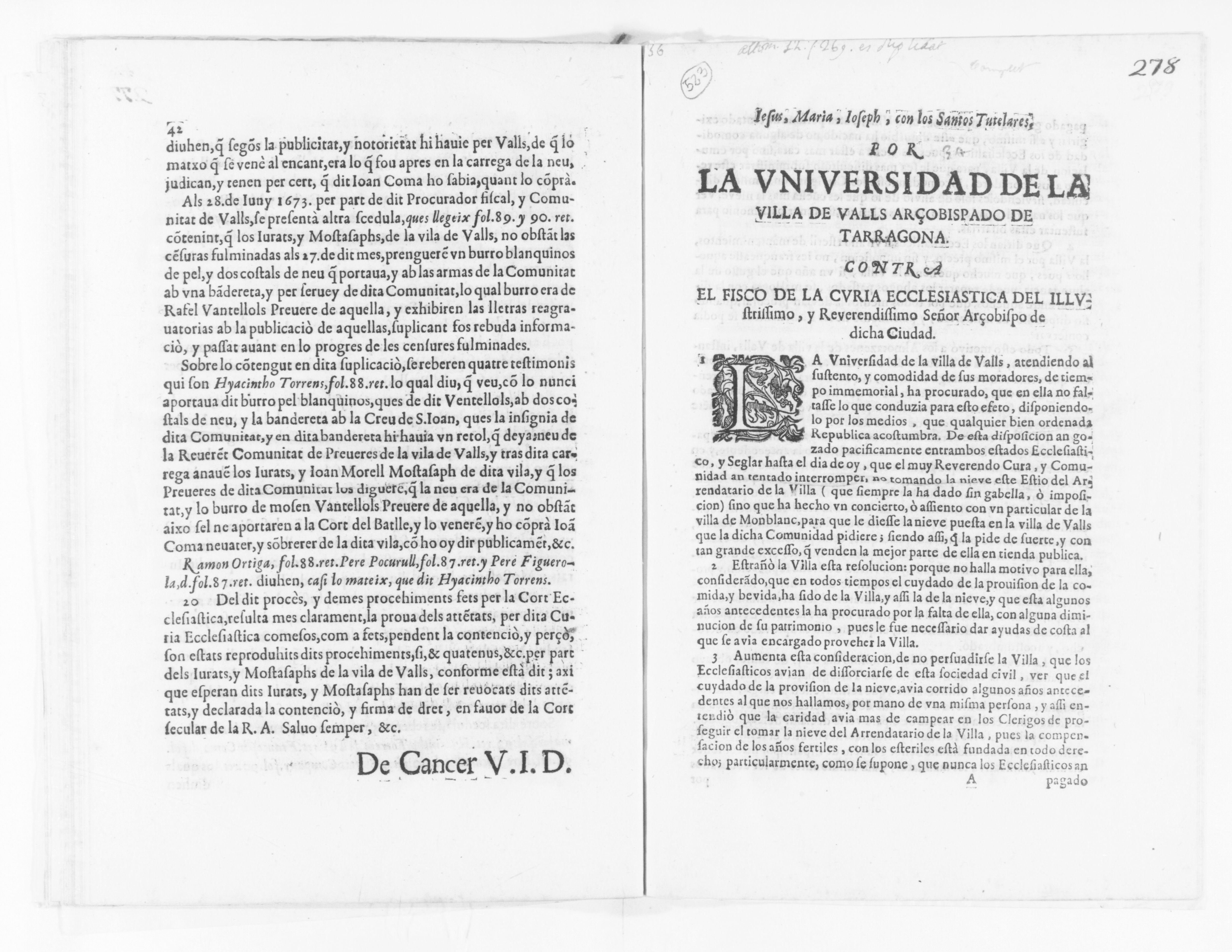Scanned image of the current content page