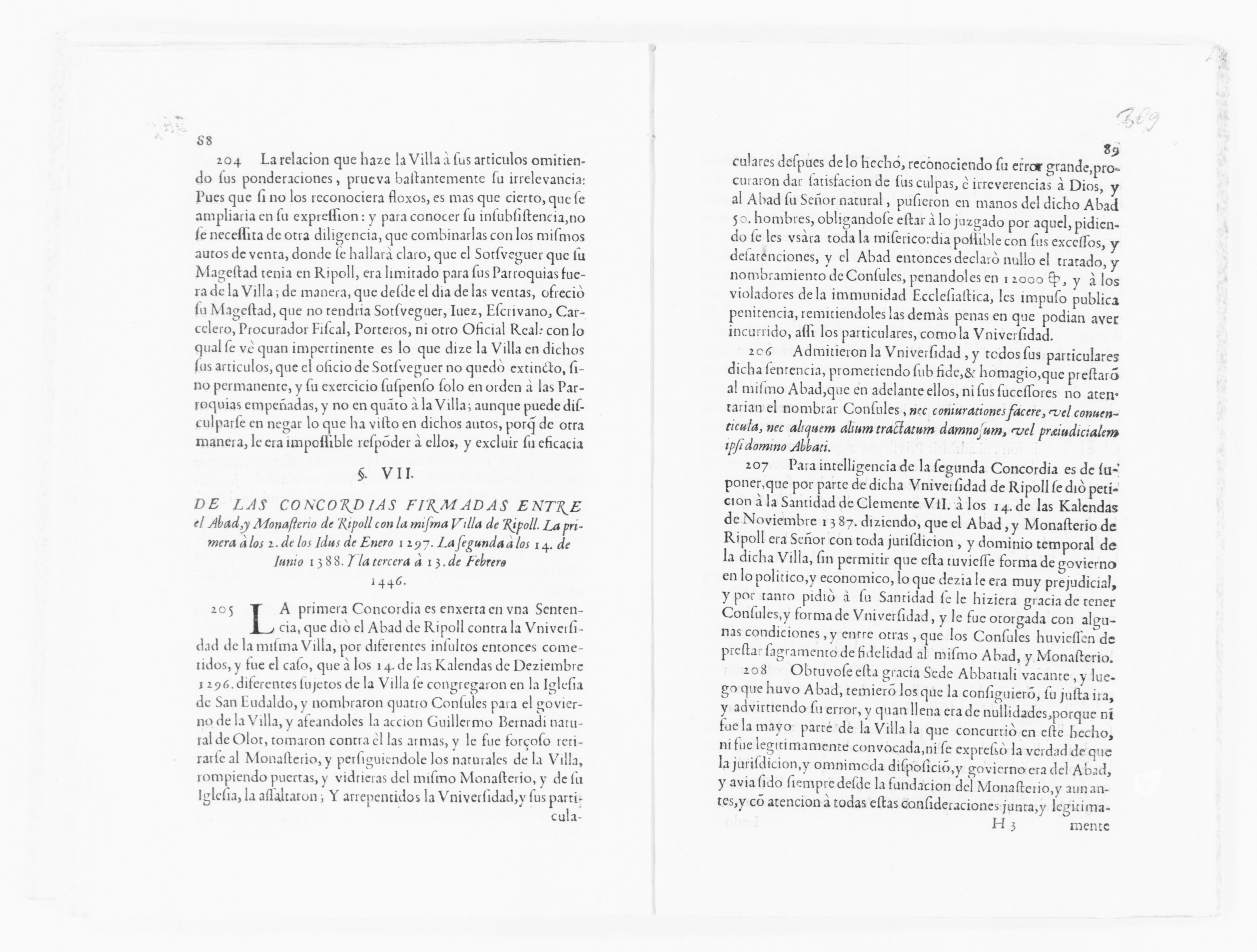 Scanned image of the current content page