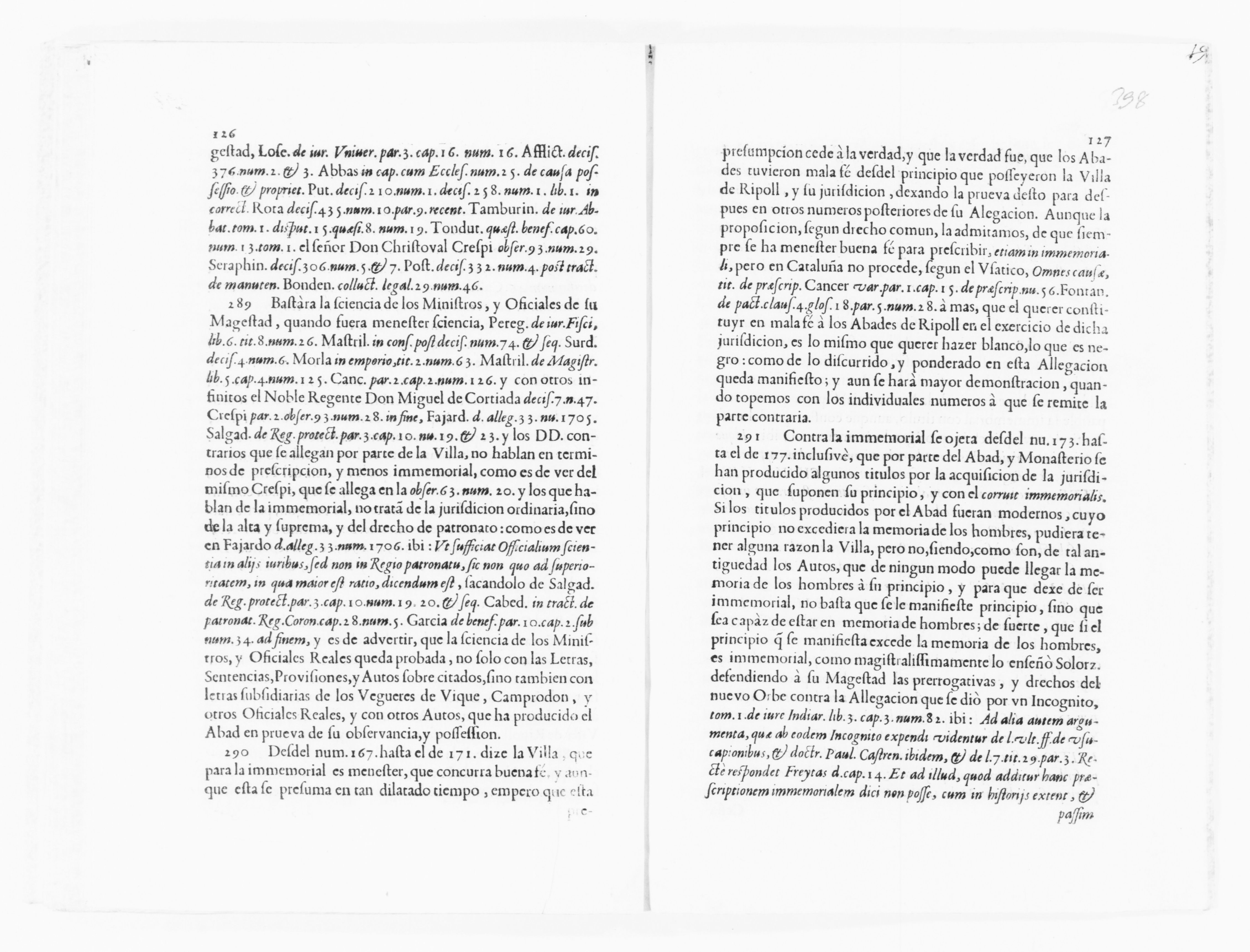Scanned image of the current content page