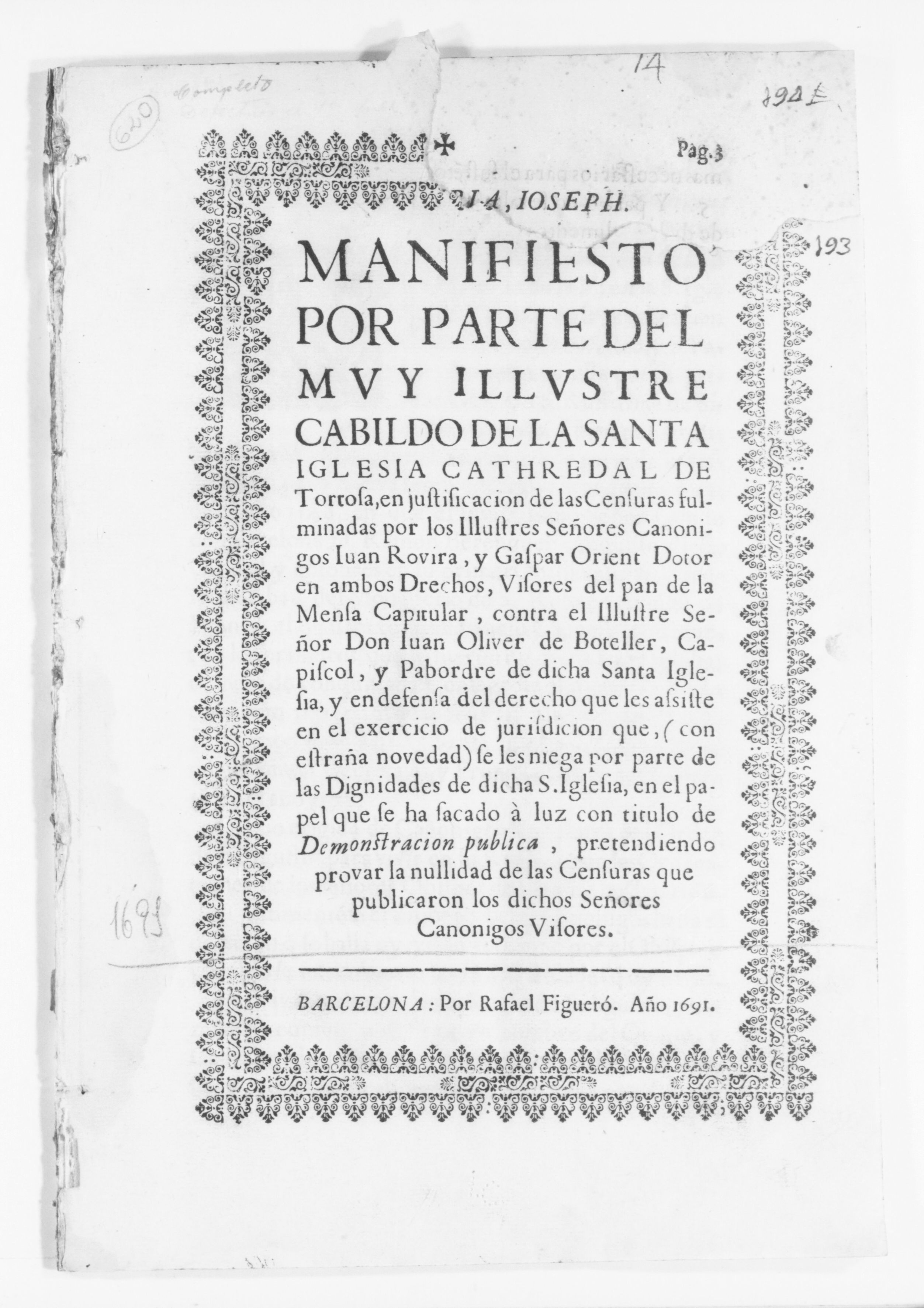 Scanned image of the current content page