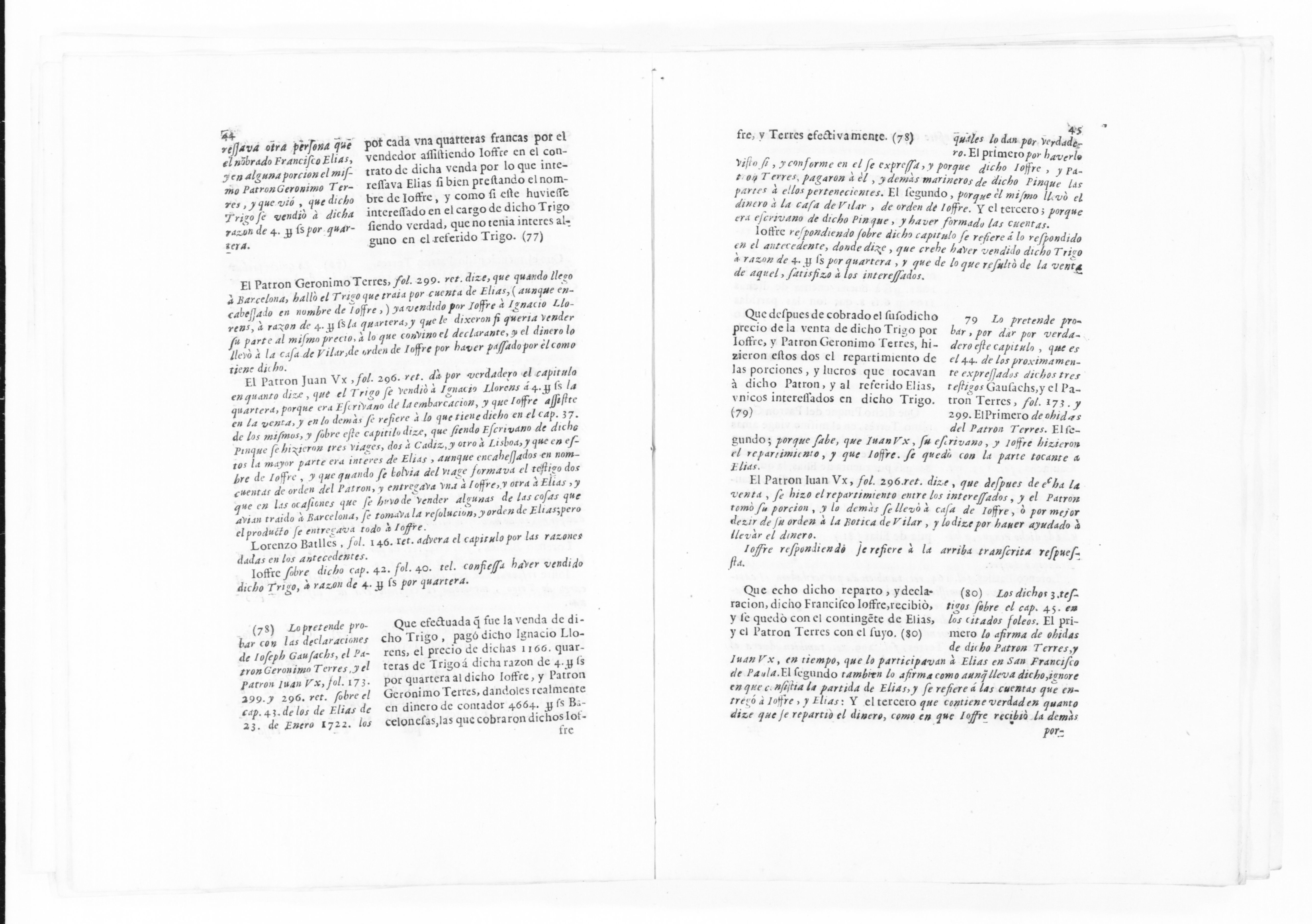 Scanned image of the current content page