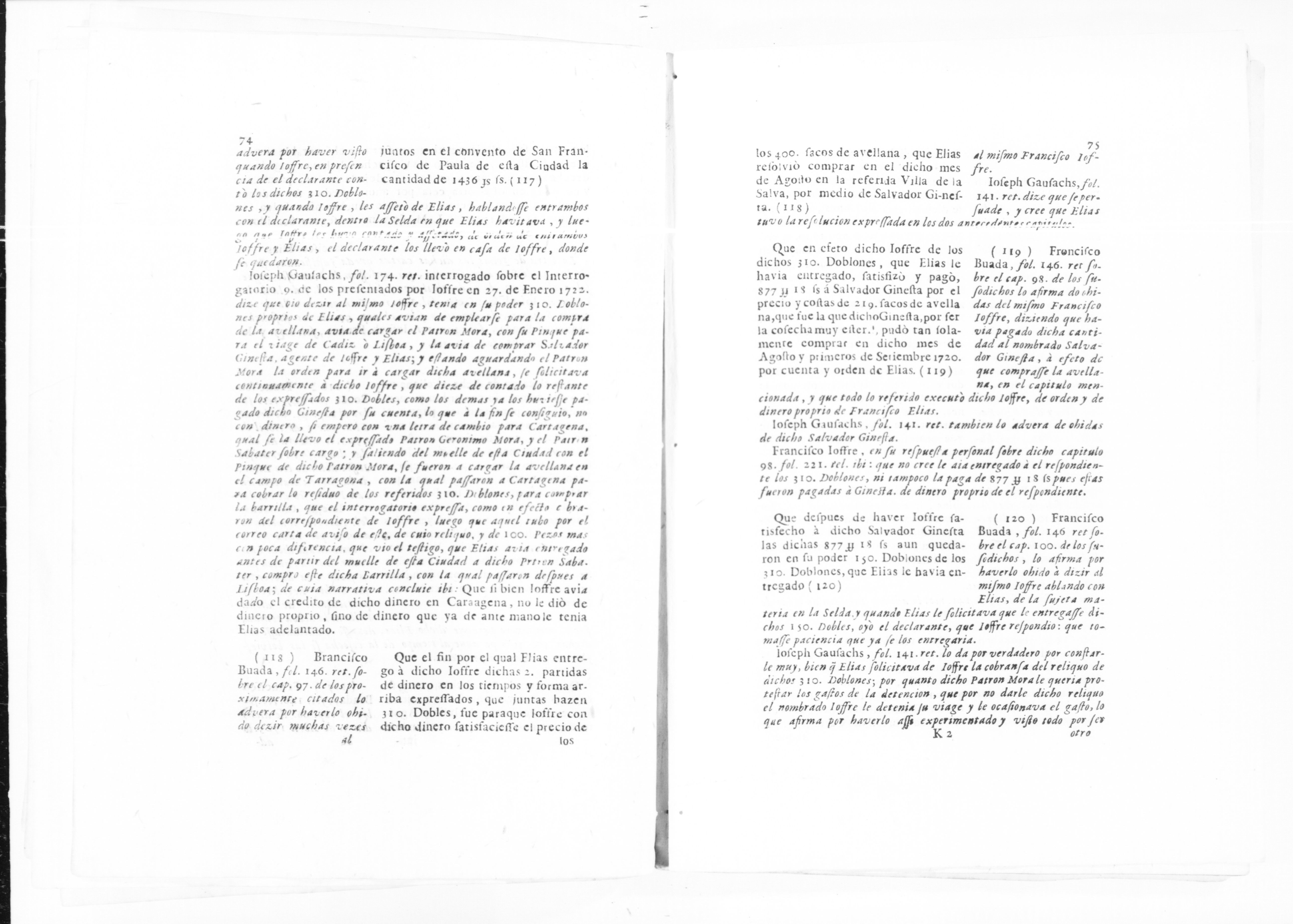 Scanned image of the current content page