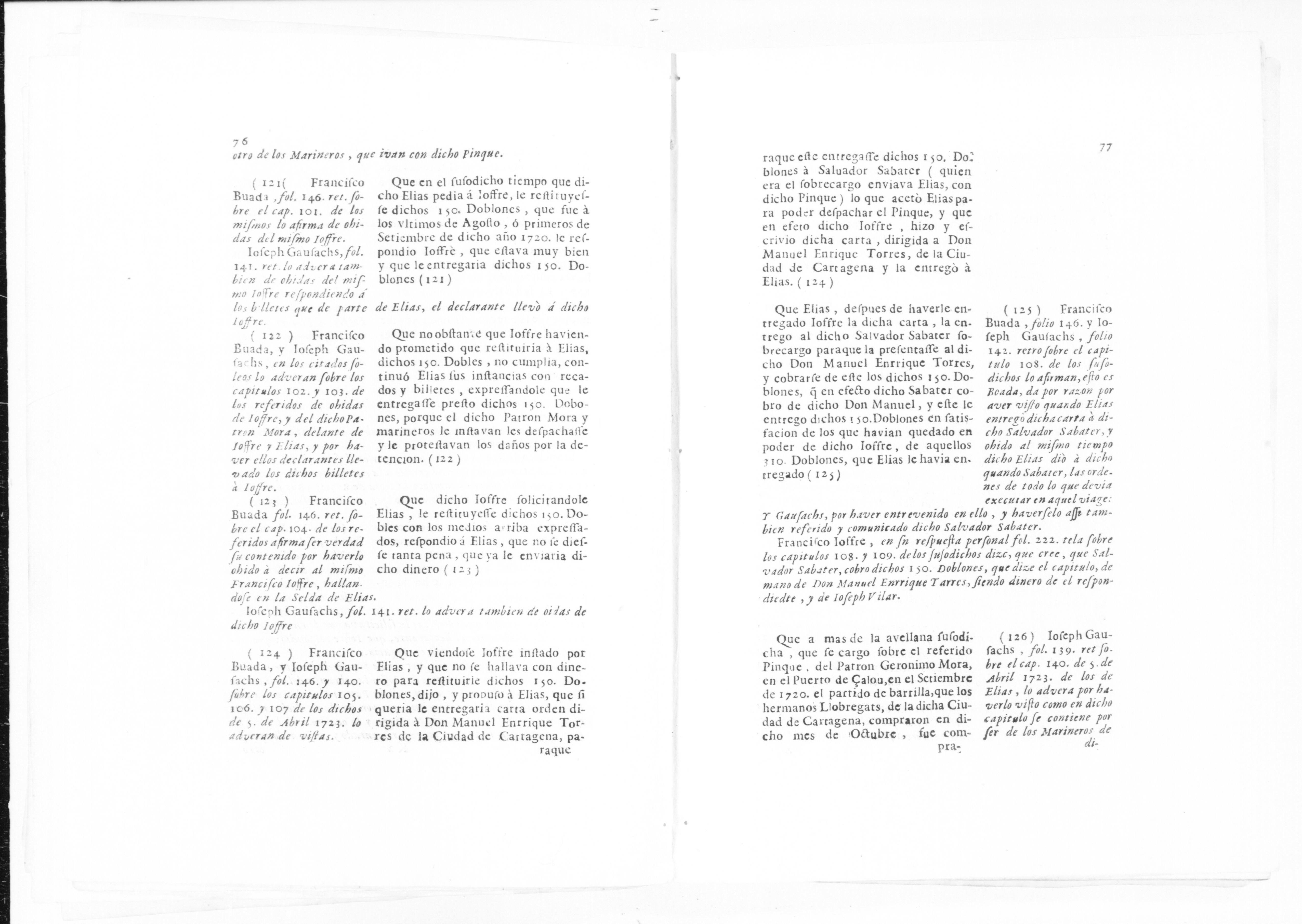 Scanned image of the current content page