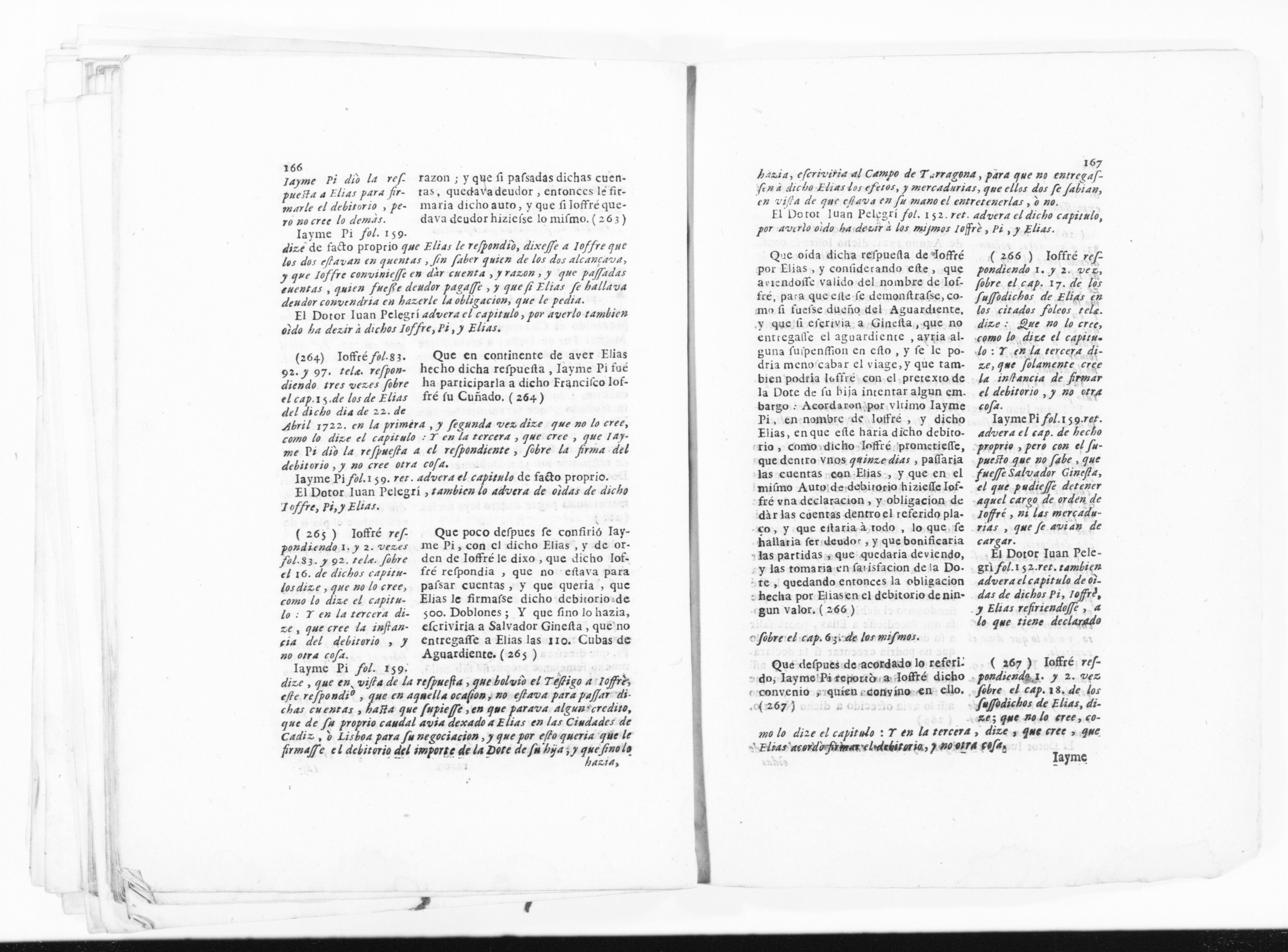 Scanned image of the current content page