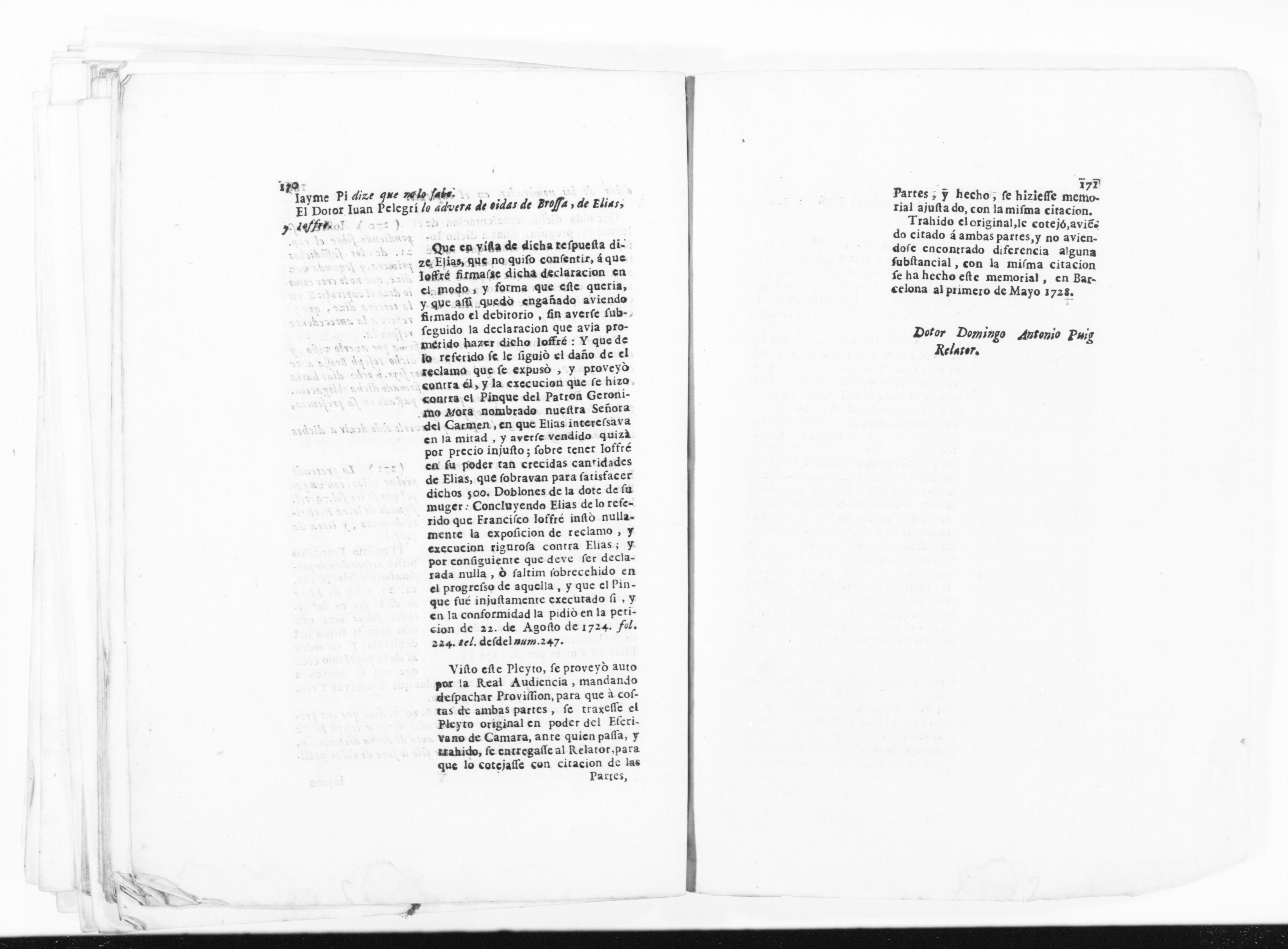 Scanned image of the current content page
