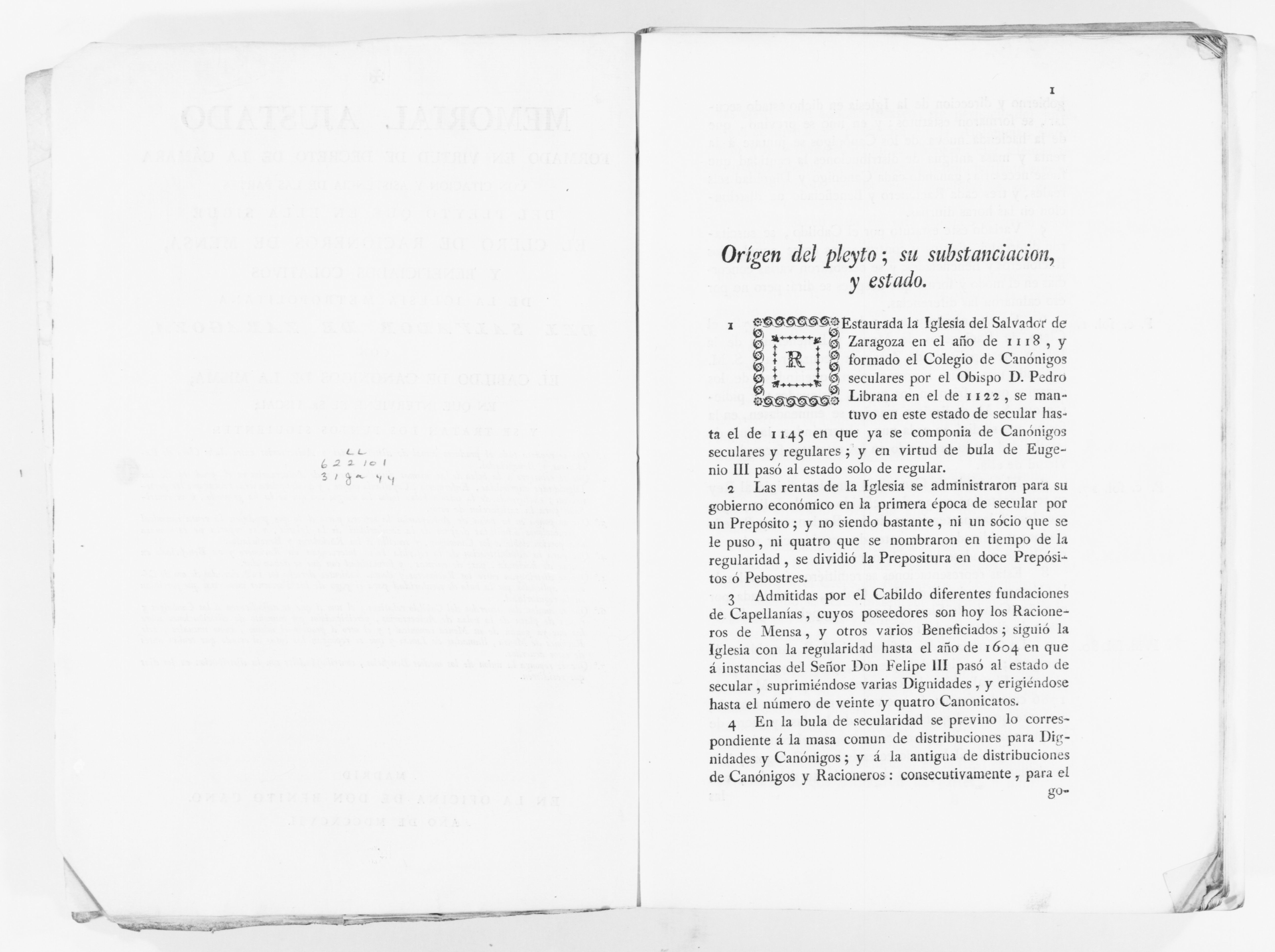Scanned image of the current content page