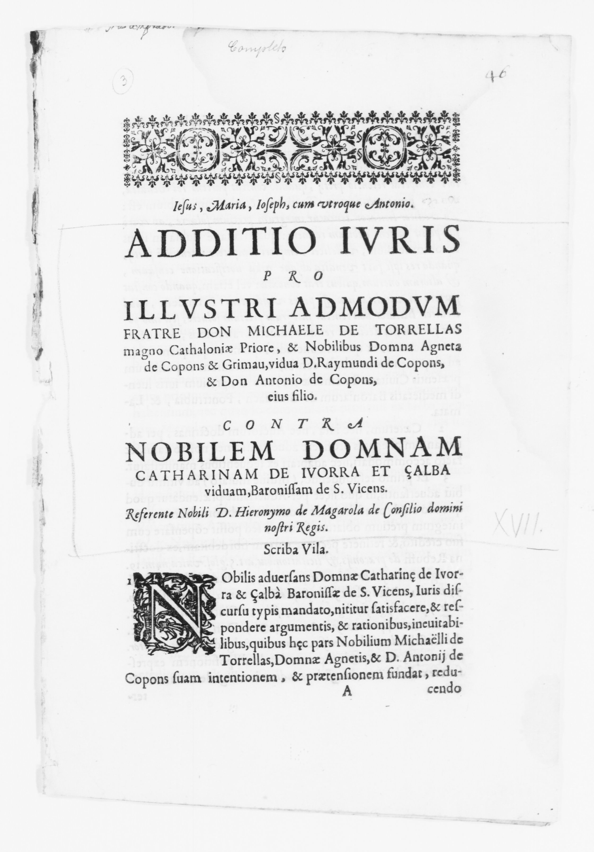 Scanned image of the current content page