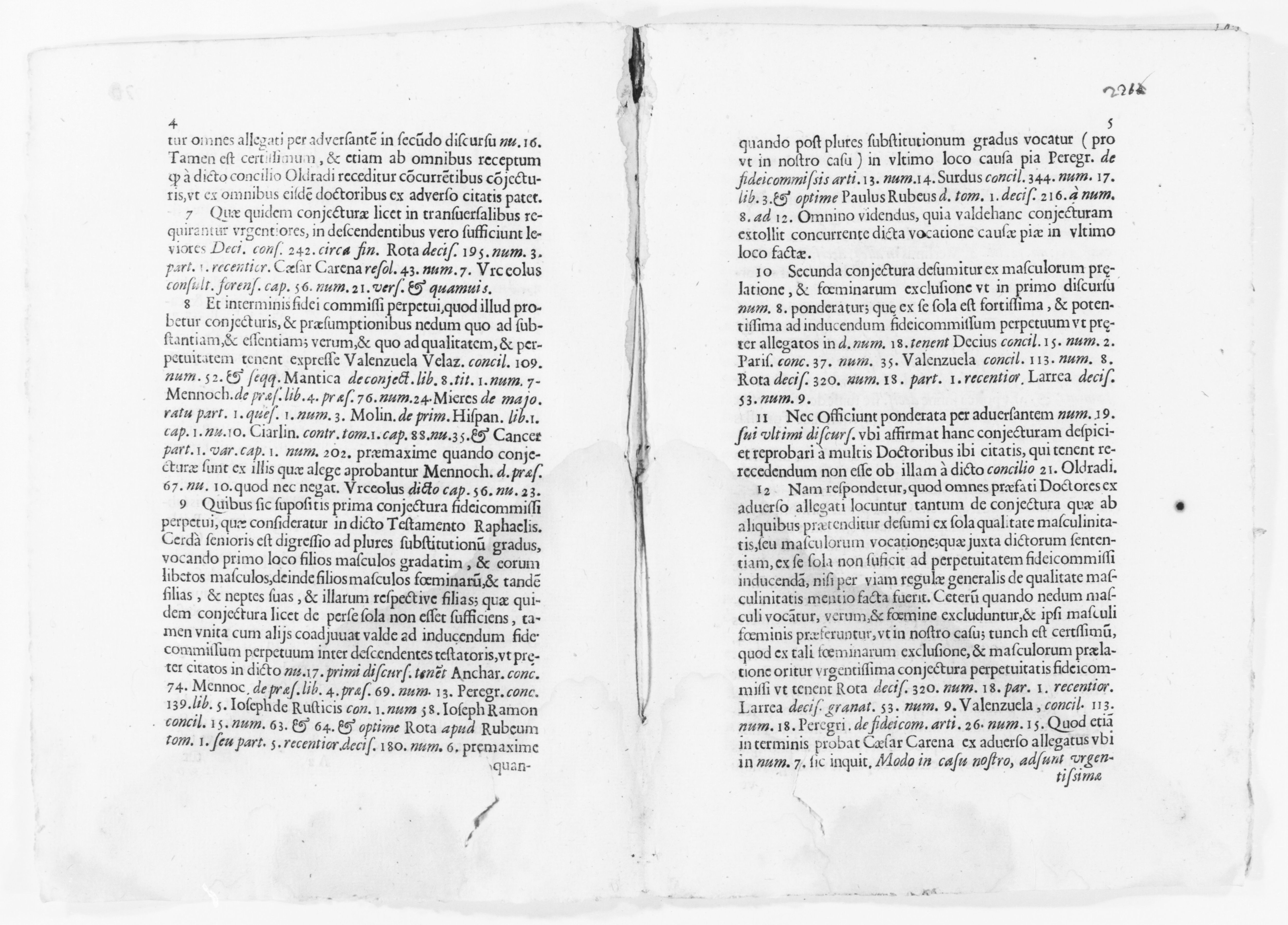 Scanned image of the current content page