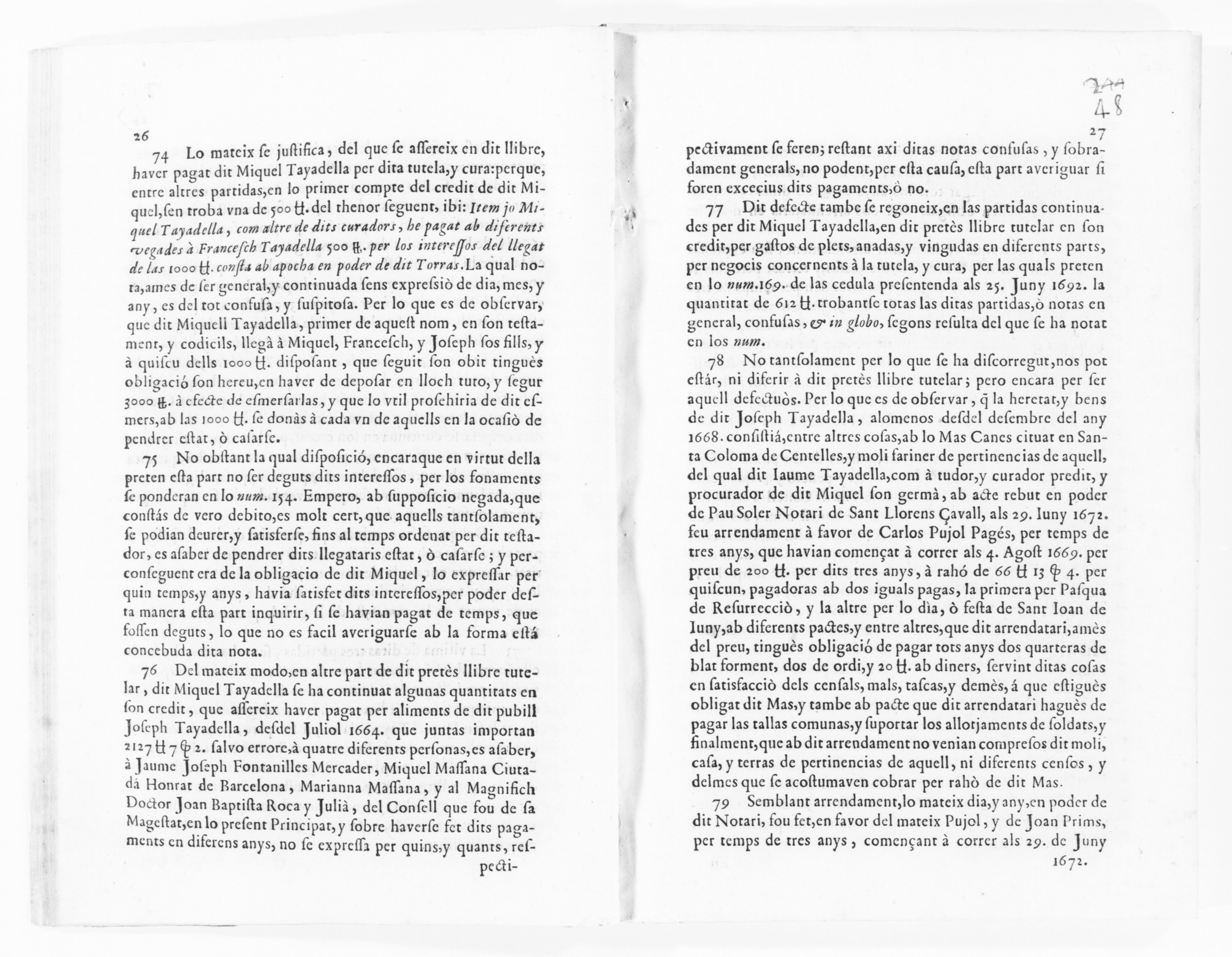 Scanned image of the current content page