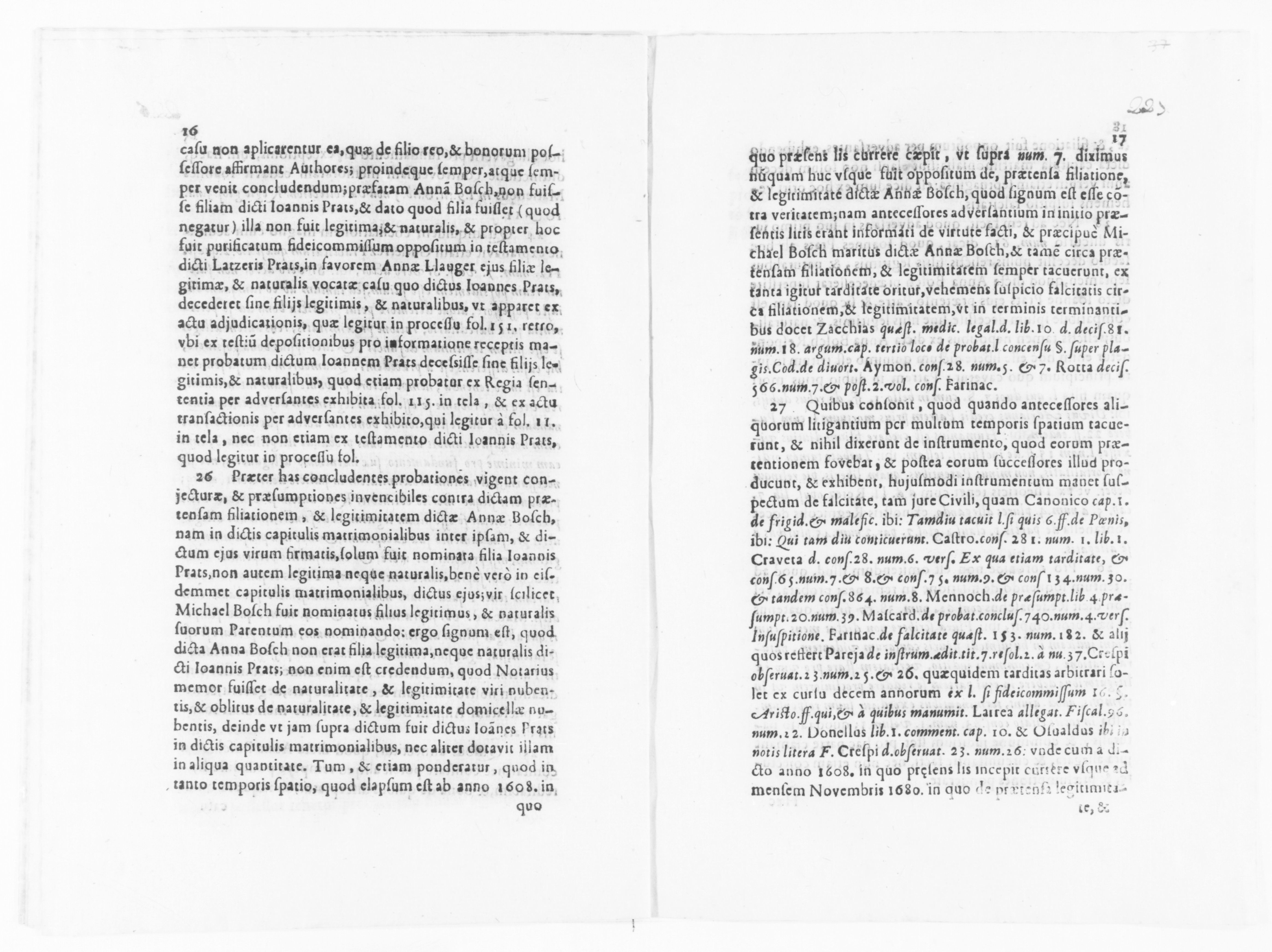 Scanned image of the current content page