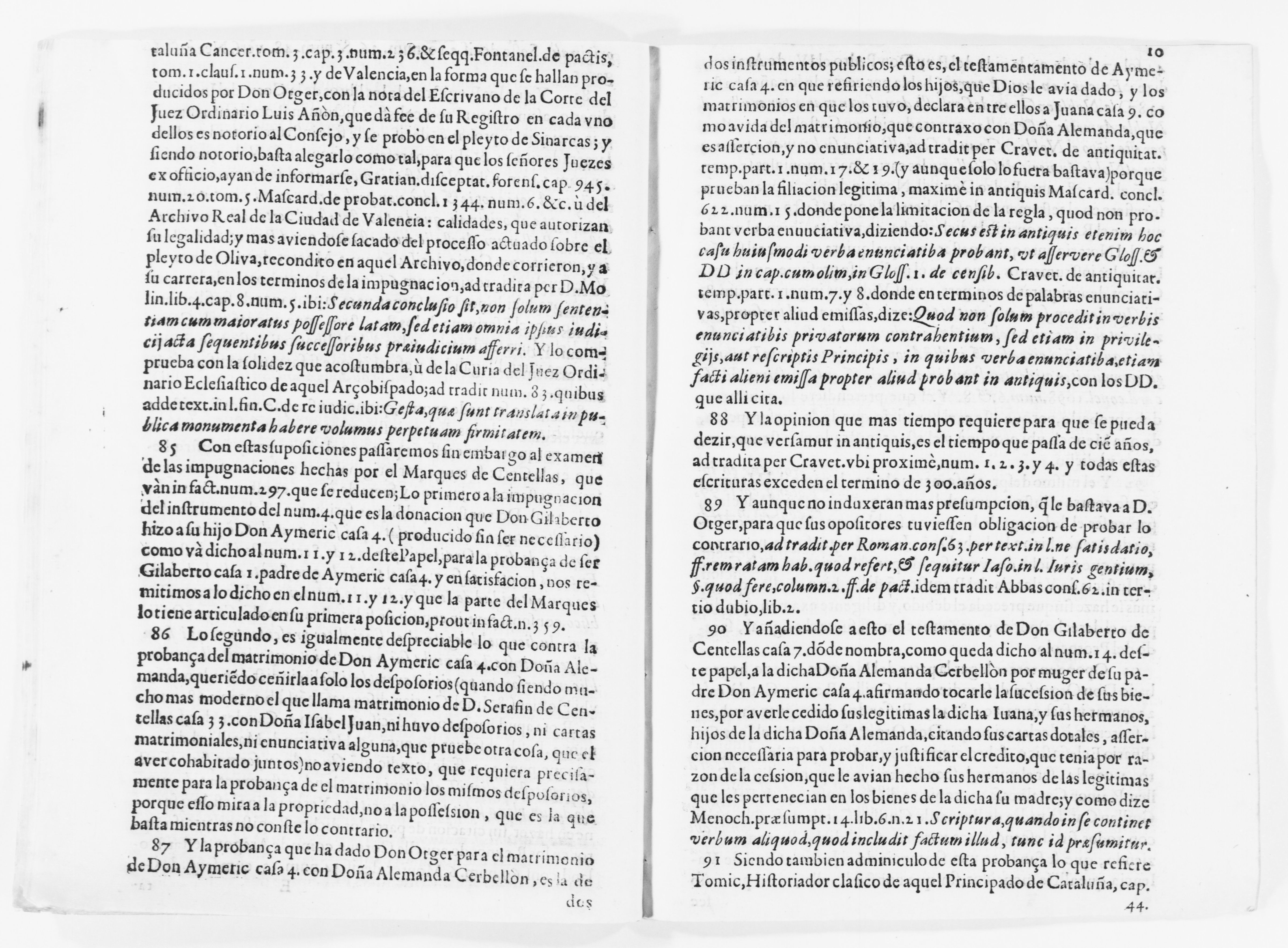 Scanned image of the current content page
