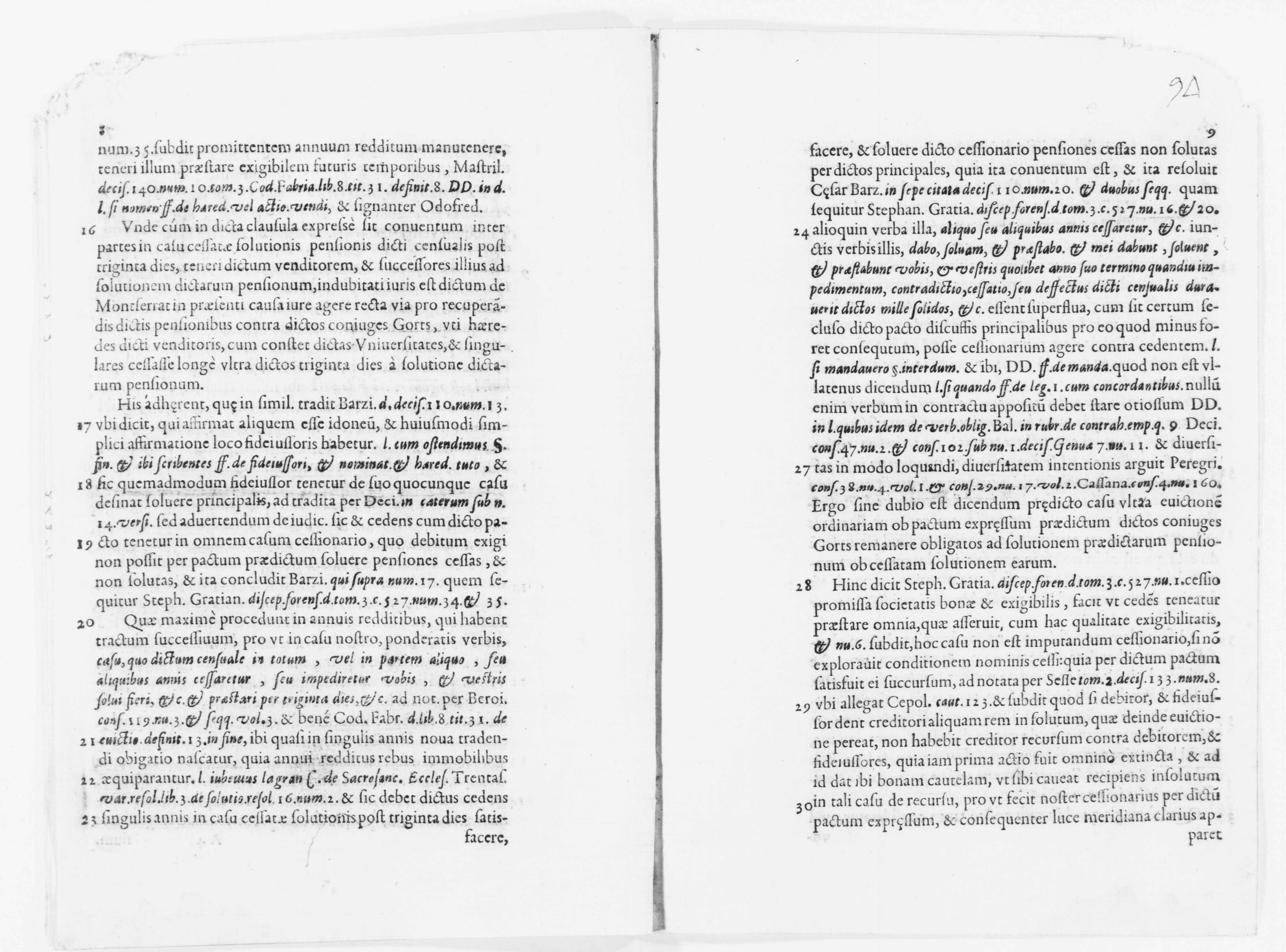 Scanned image of the current content page