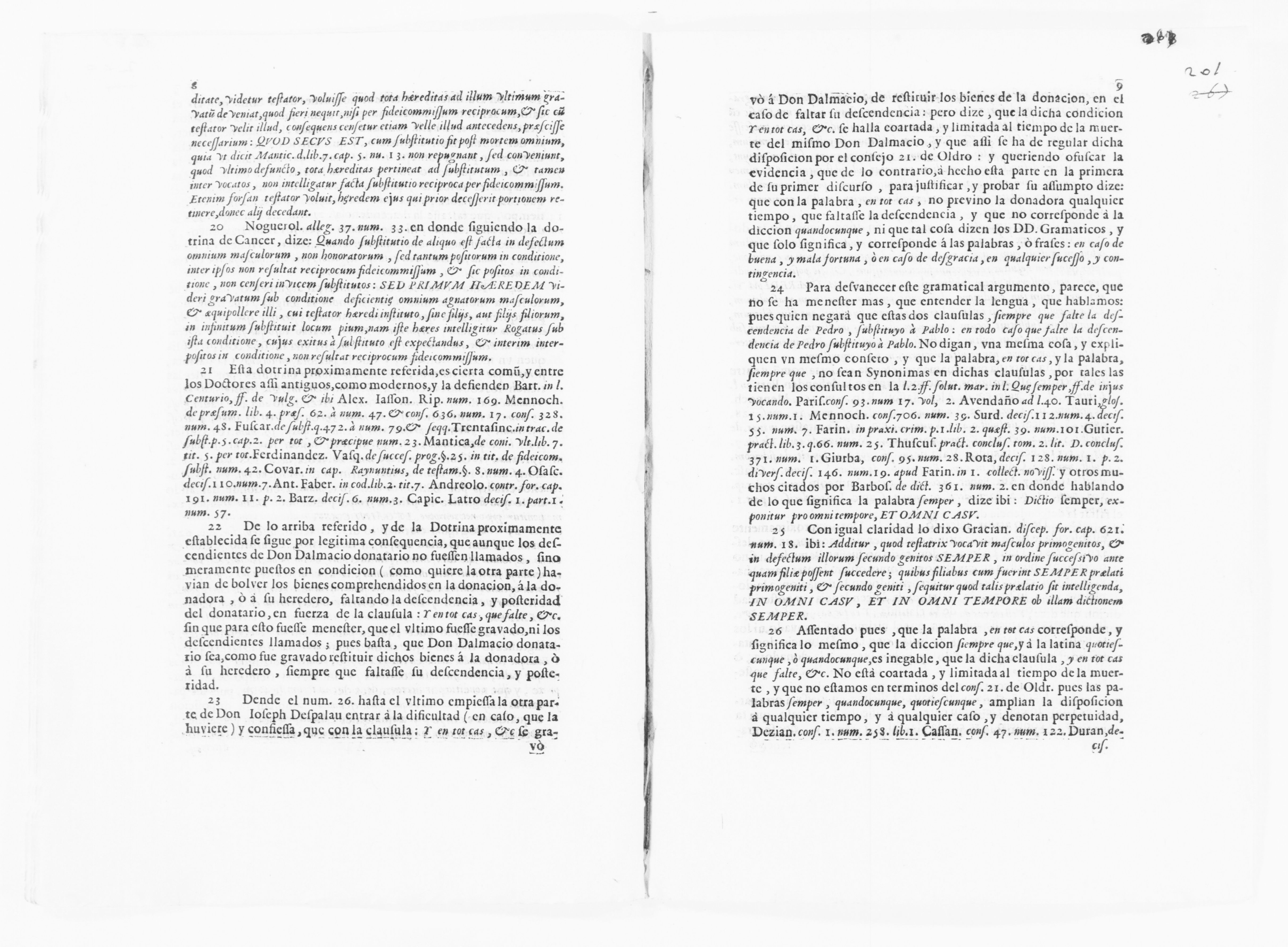 Scanned image of the current content page