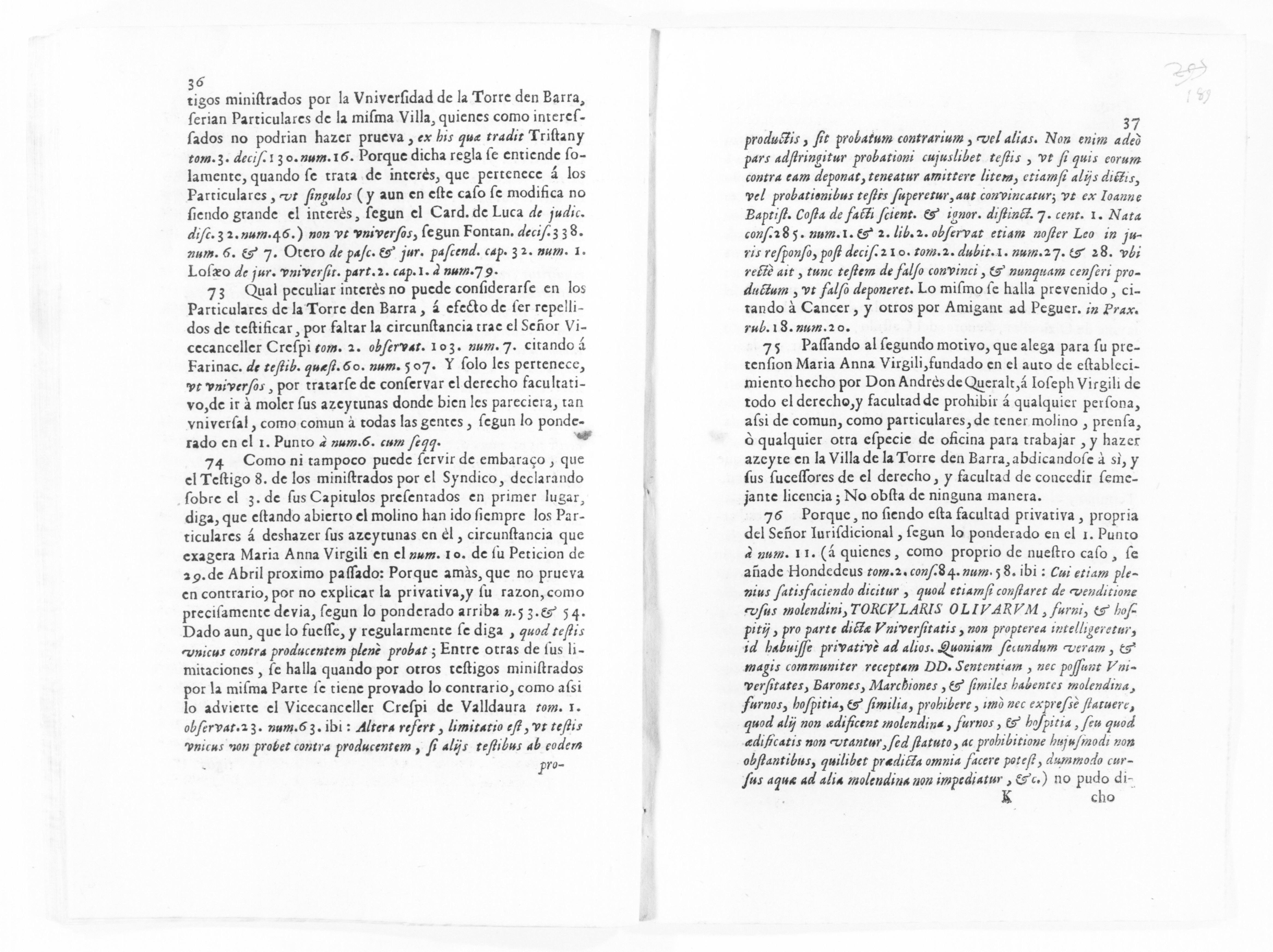 Scanned image of the current content page