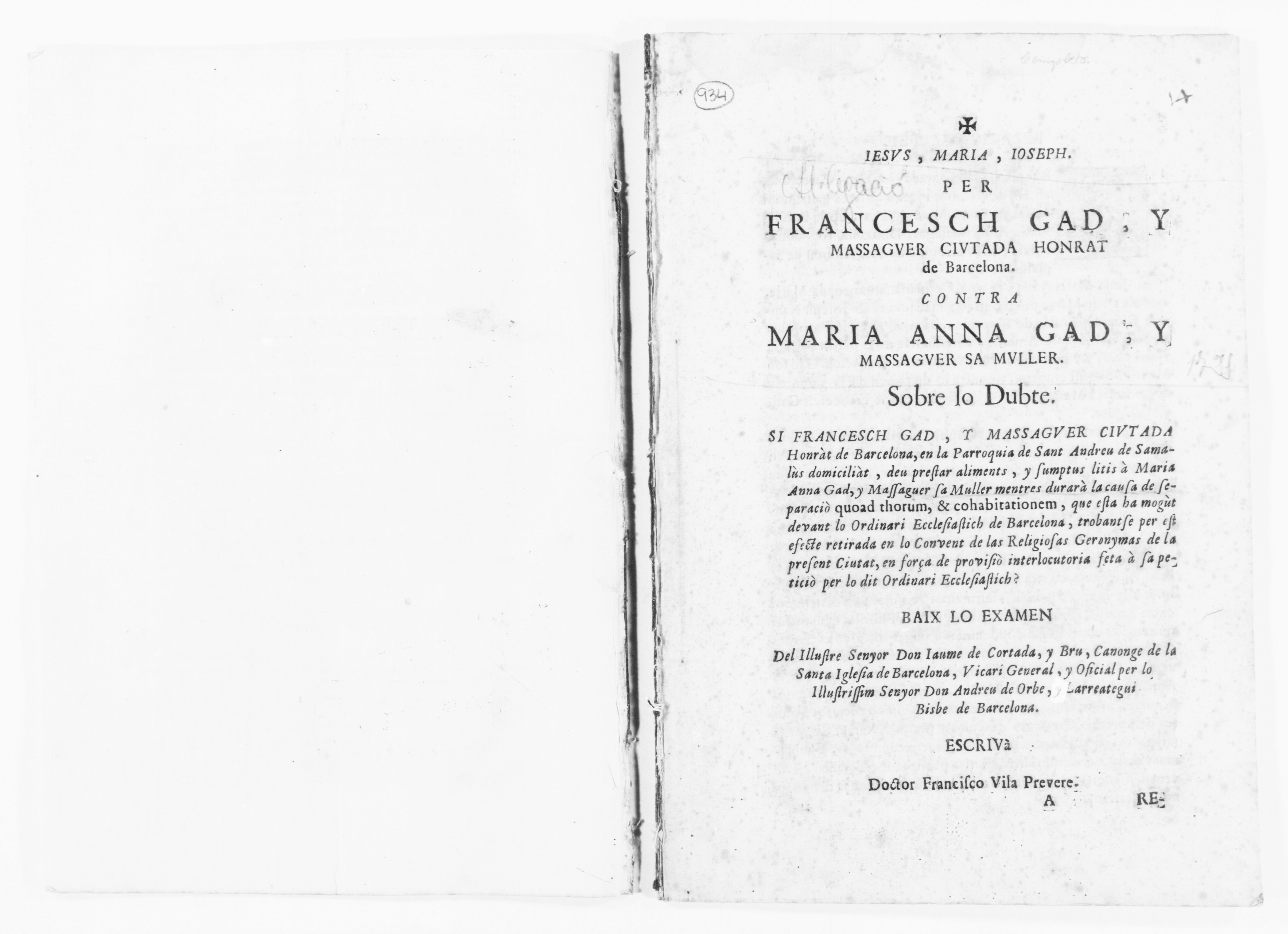 Scanned image of the current content page