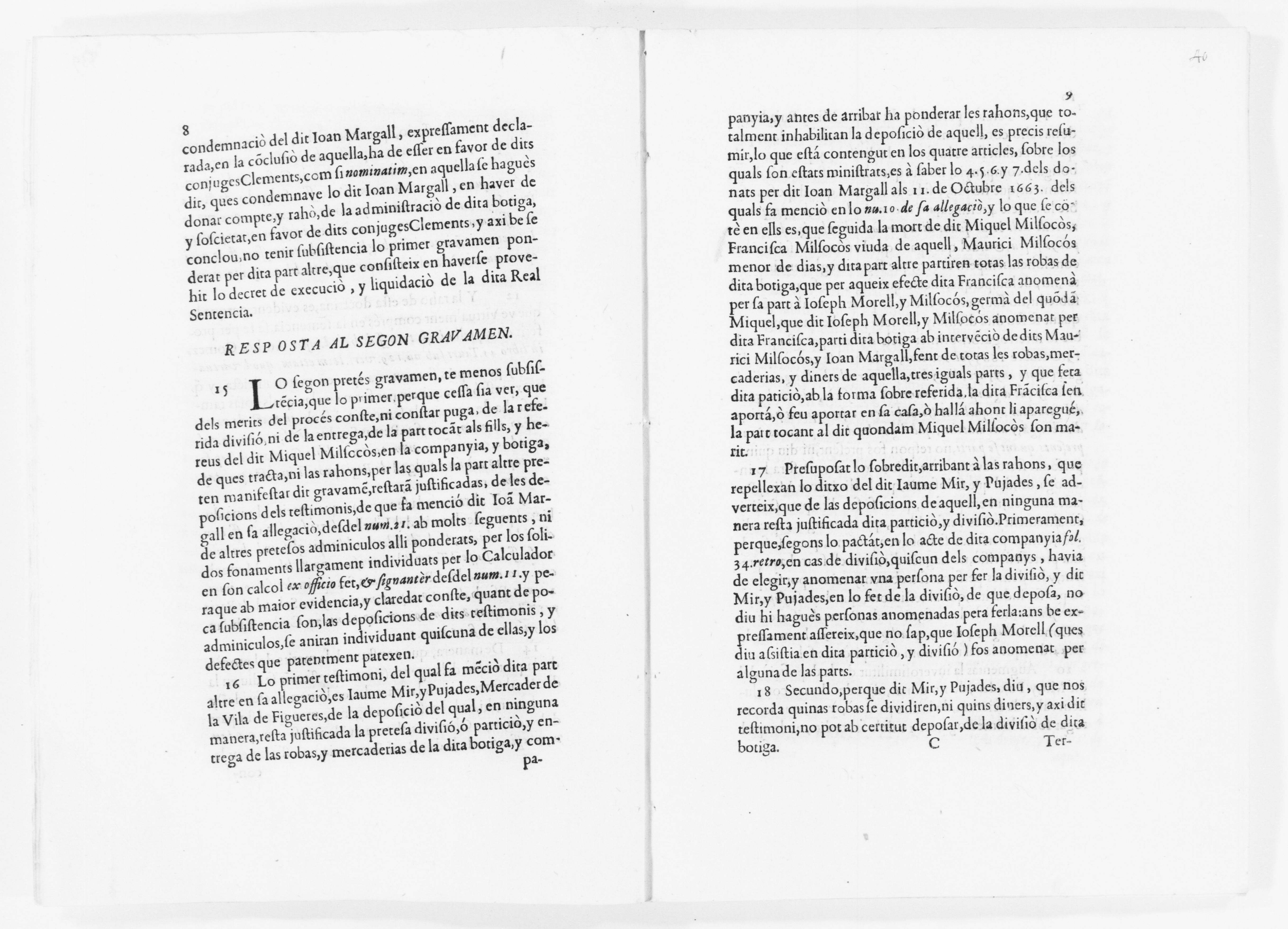 Scanned image of the current content page