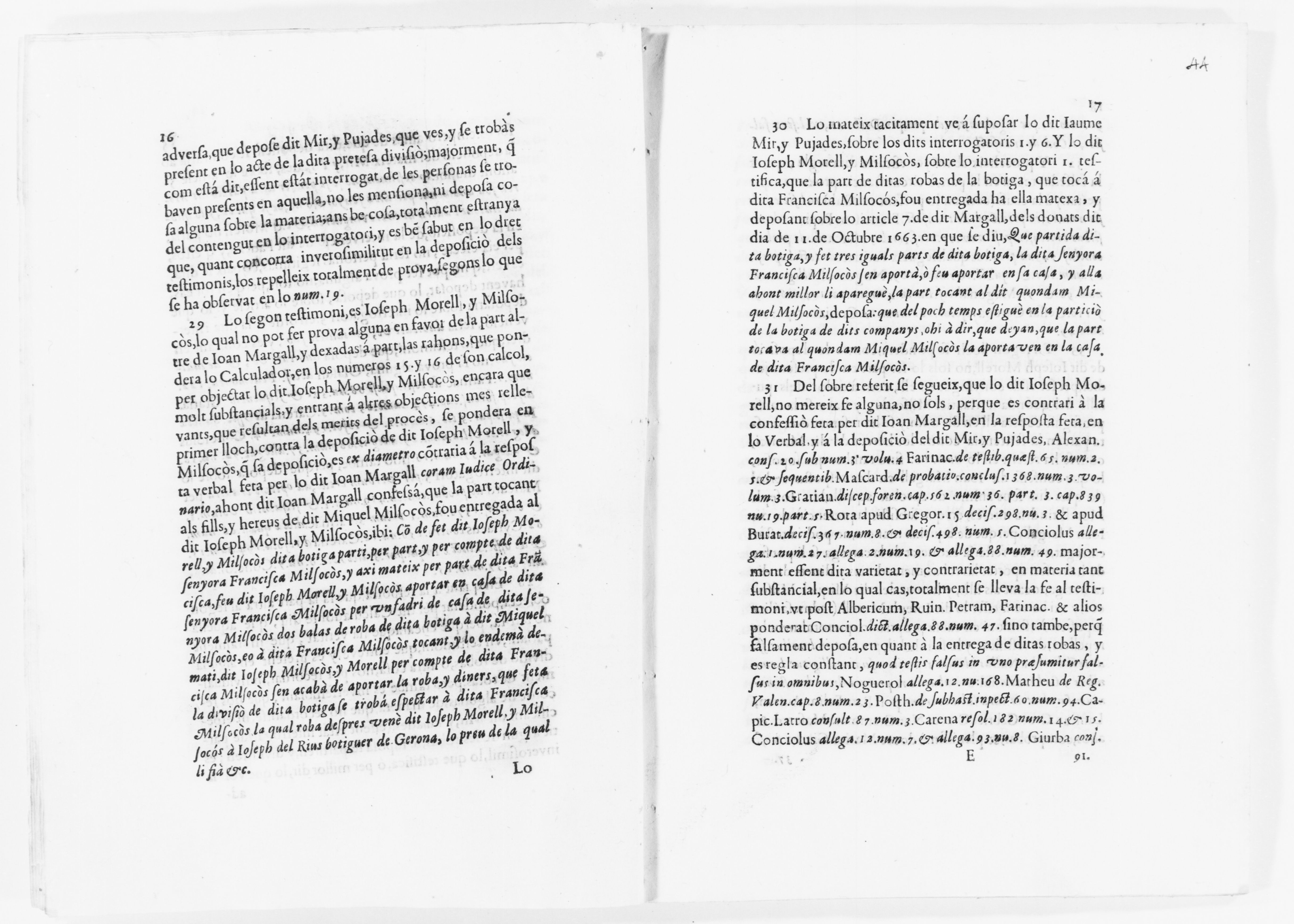 Scanned image of the current content page