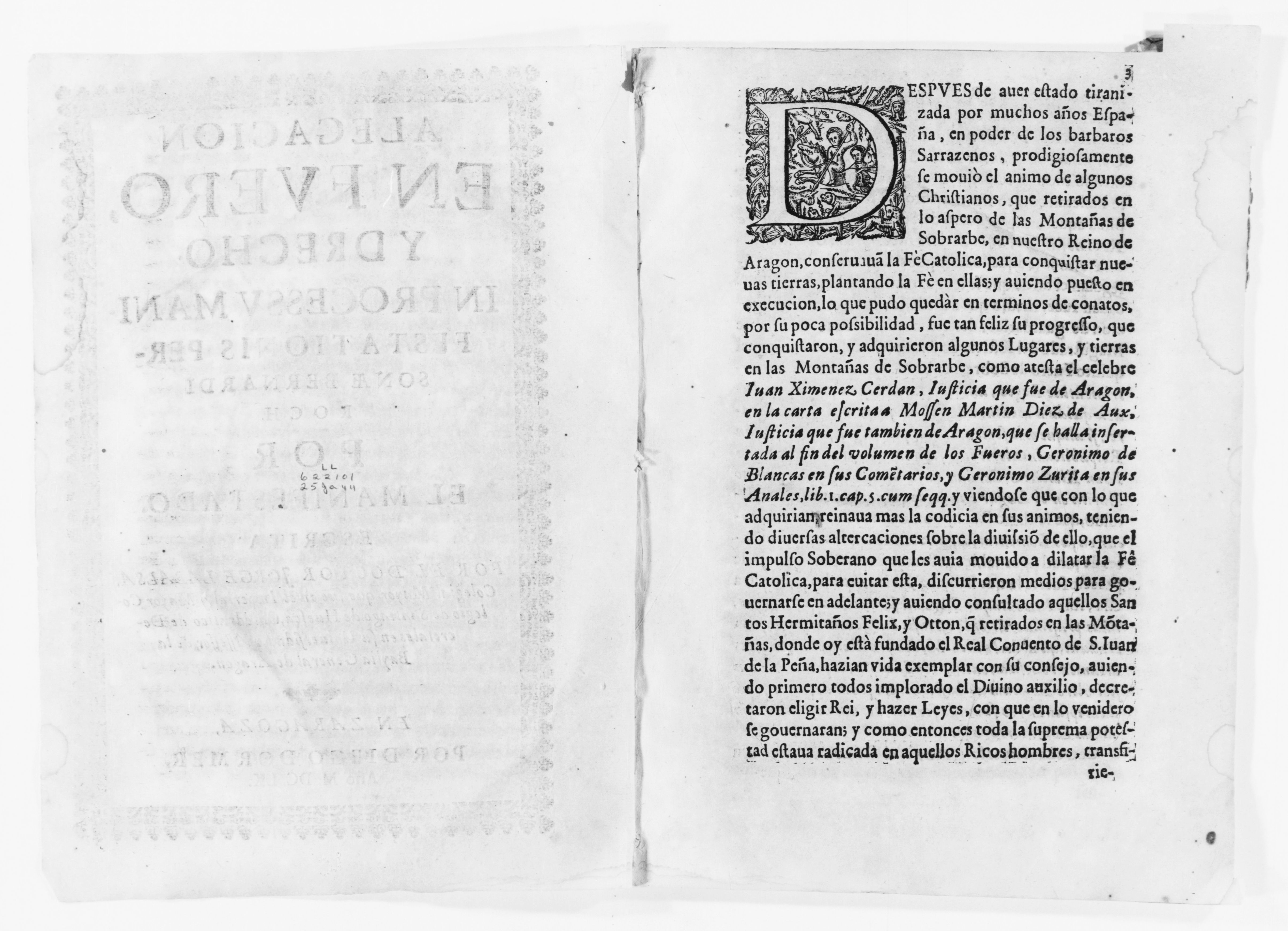 Scanned image of the current content page