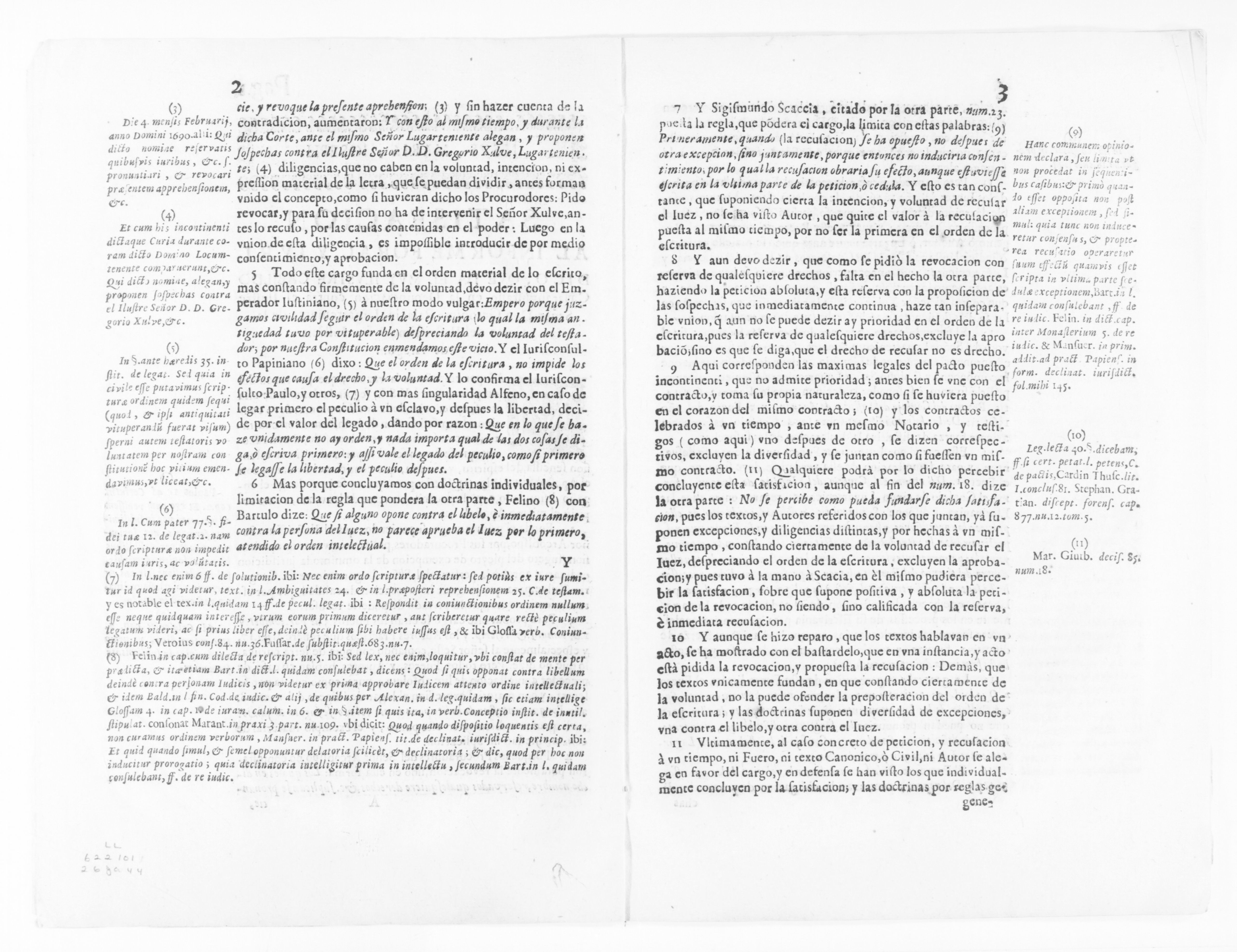 Scanned image of the current content page