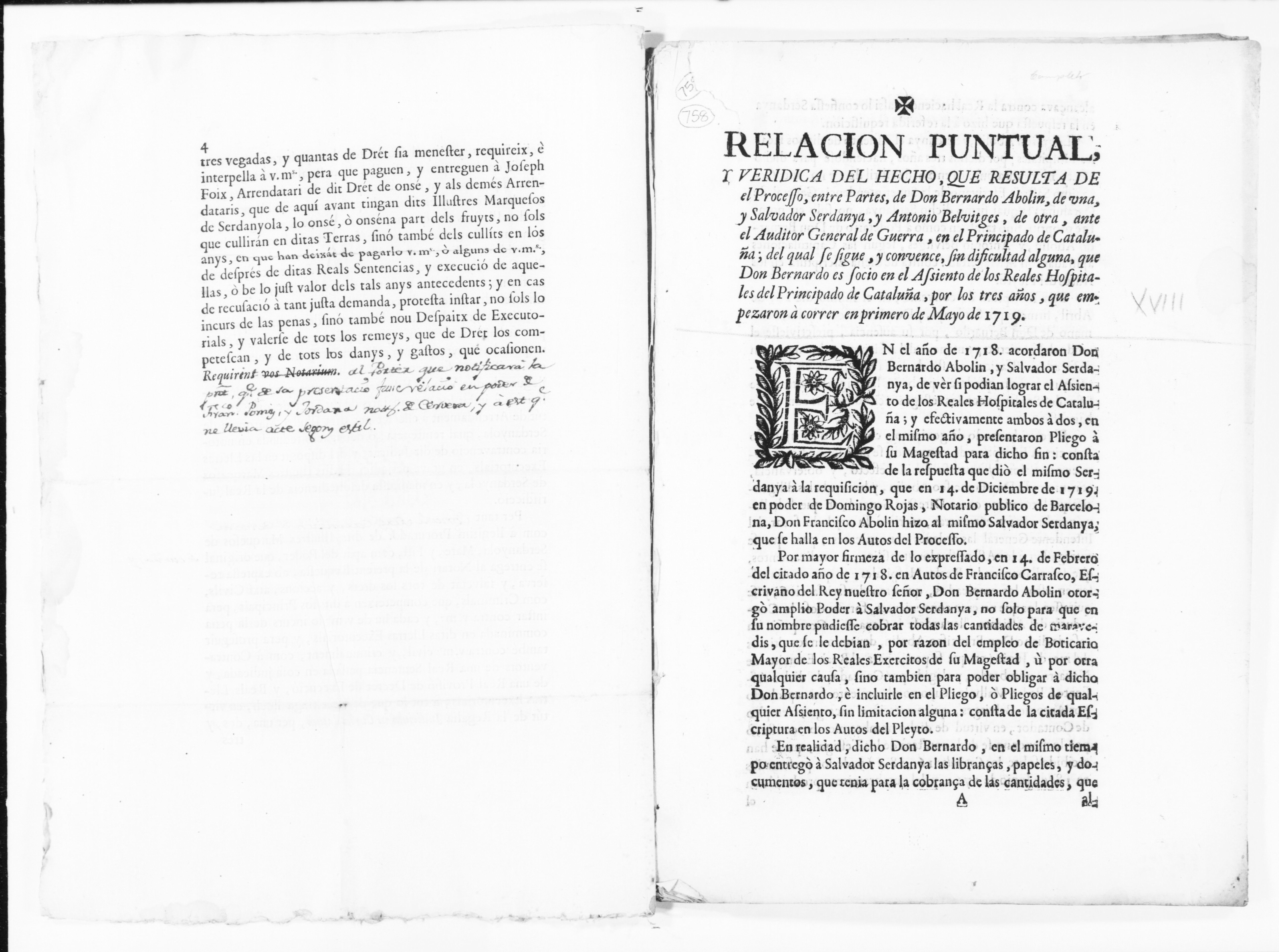 Scanned image of the current content page