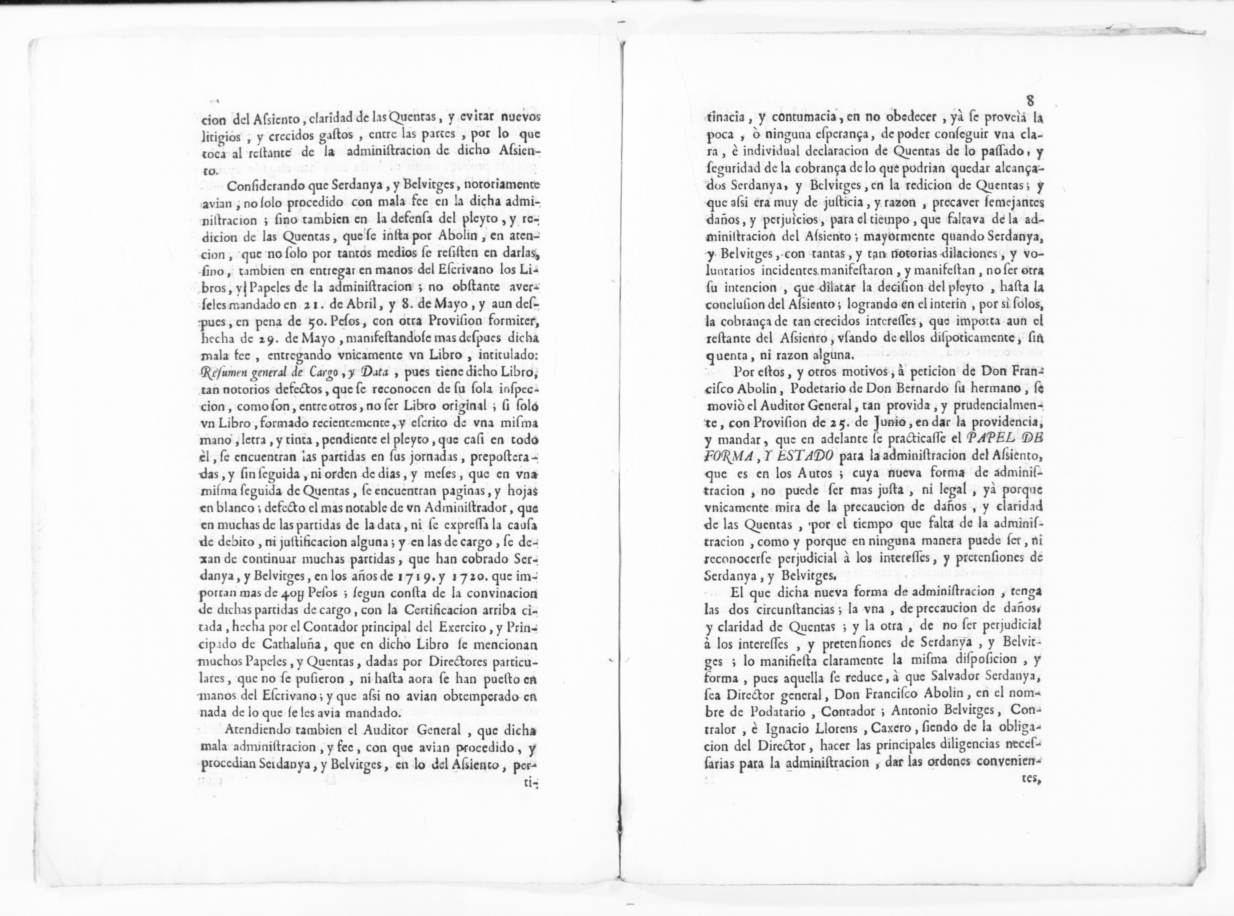 Scanned image of the current content page