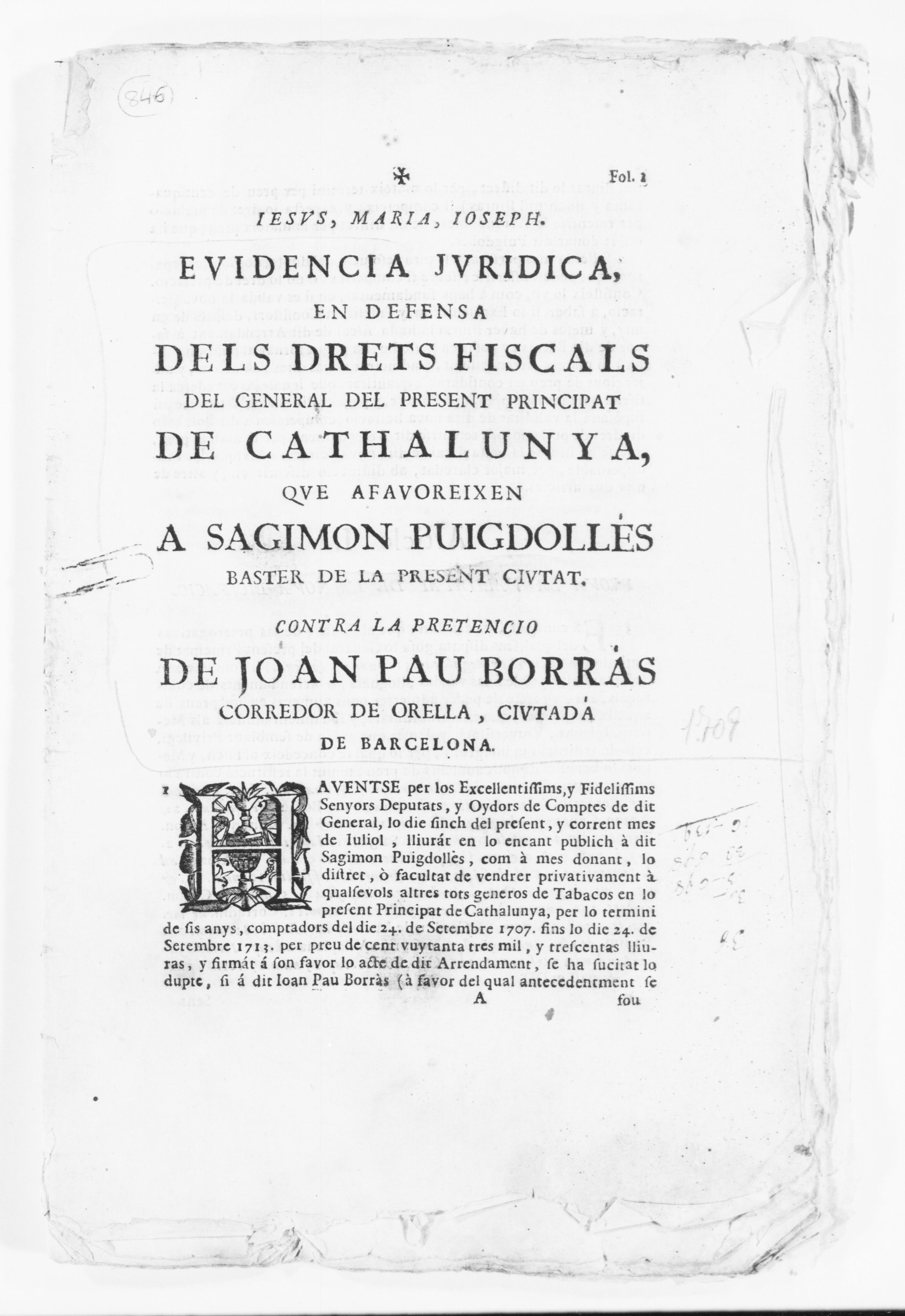 Scanned image of the current content page