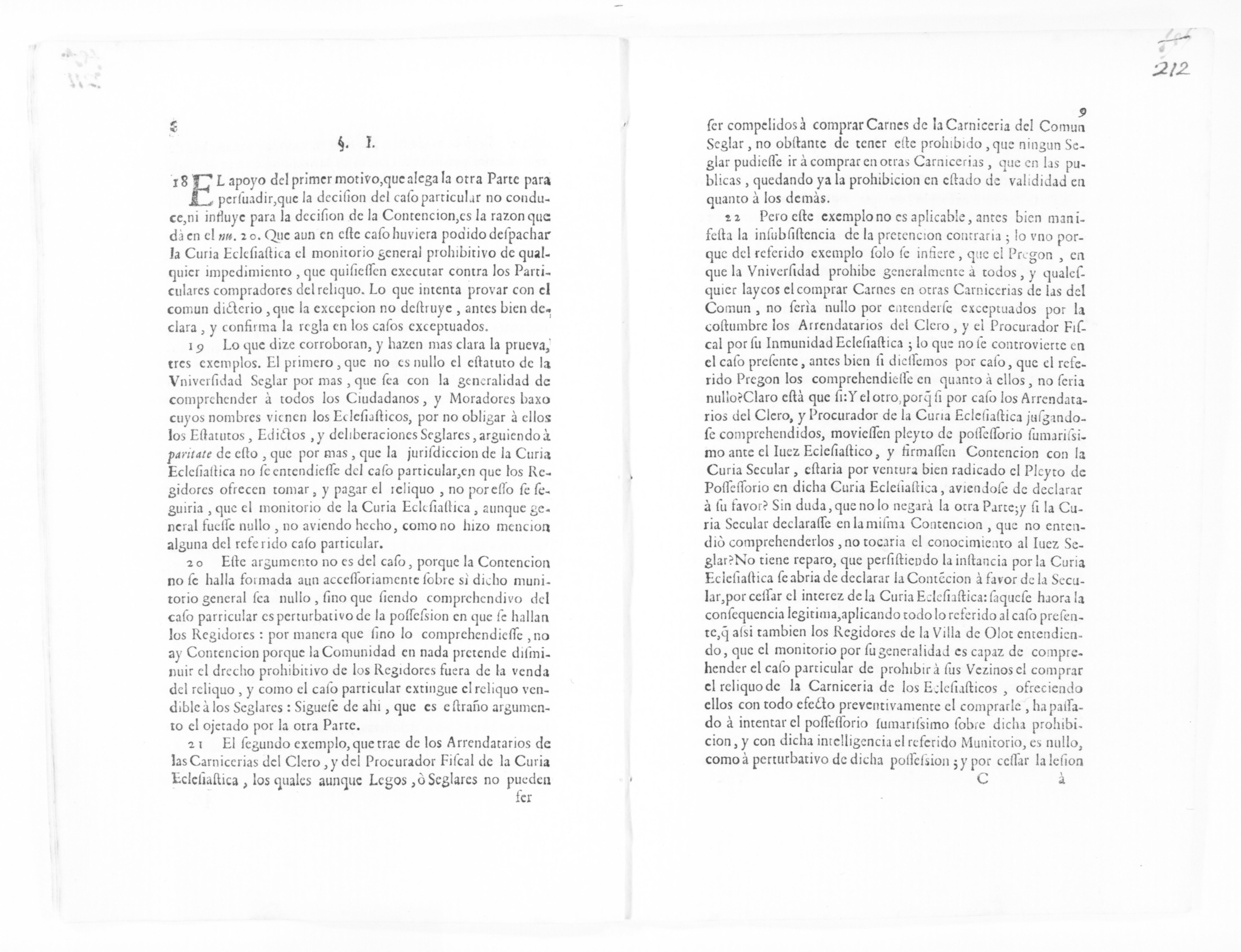 Scanned image of the current content page