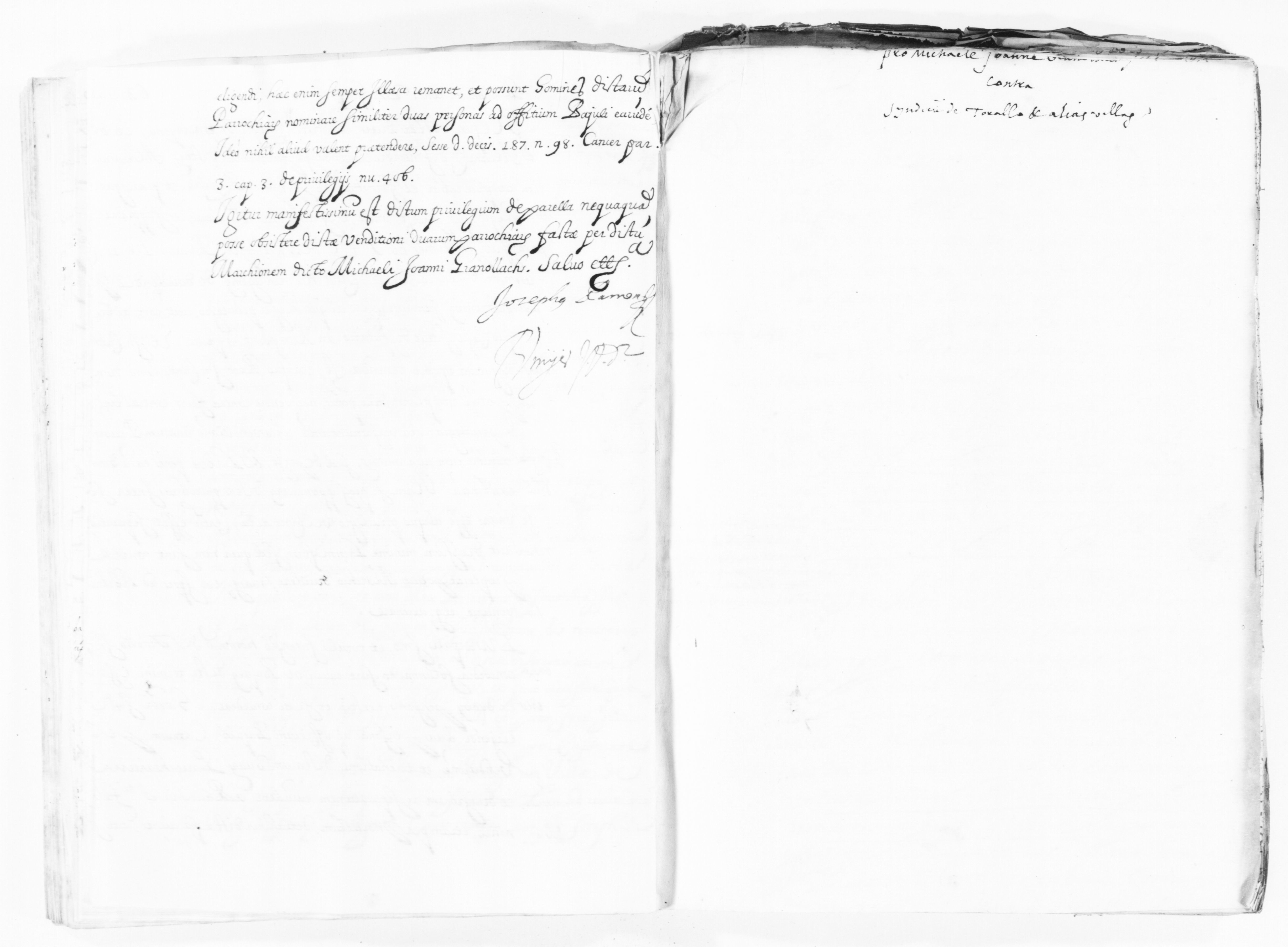 Scanned image of the current content page