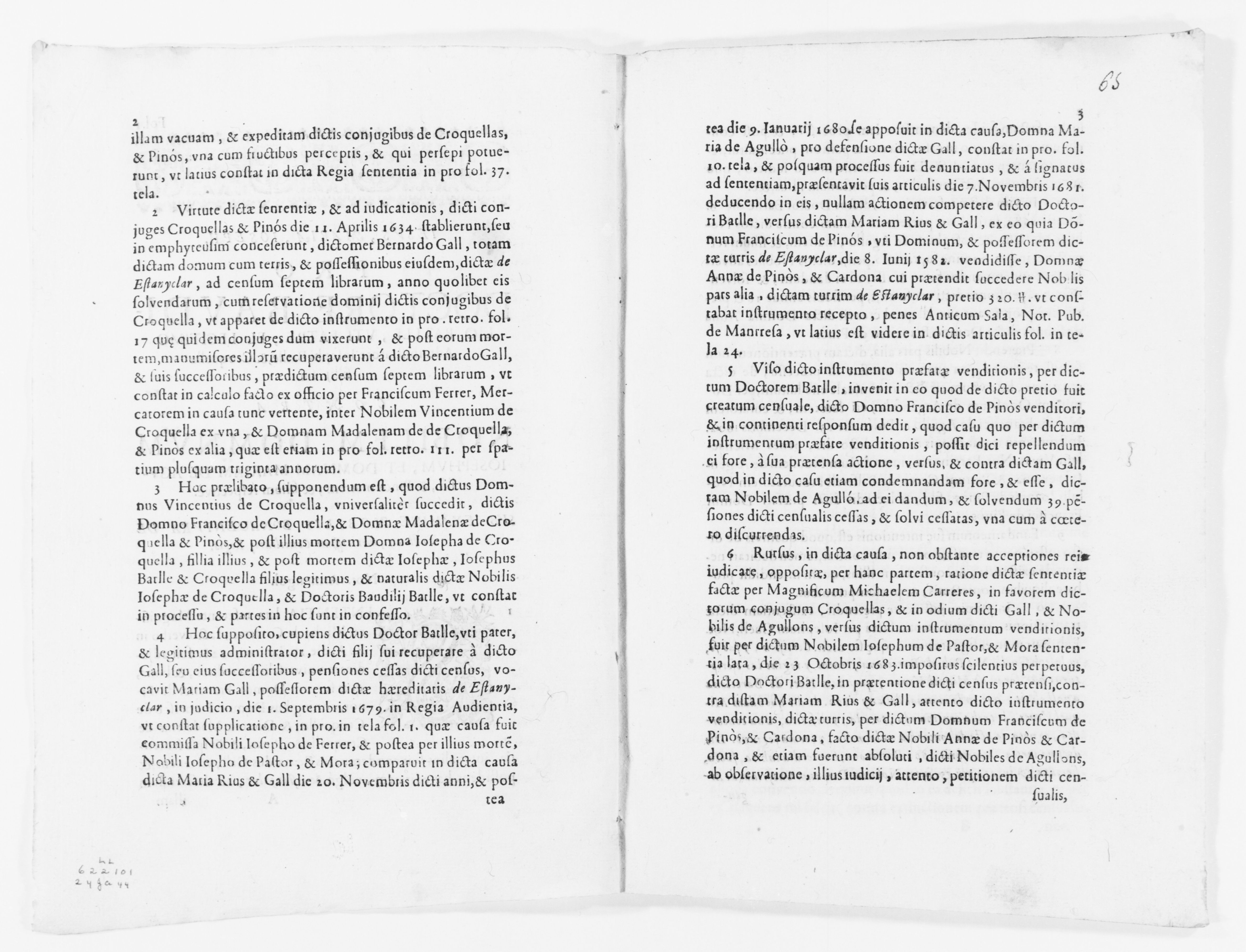 Scanned image of the current content page