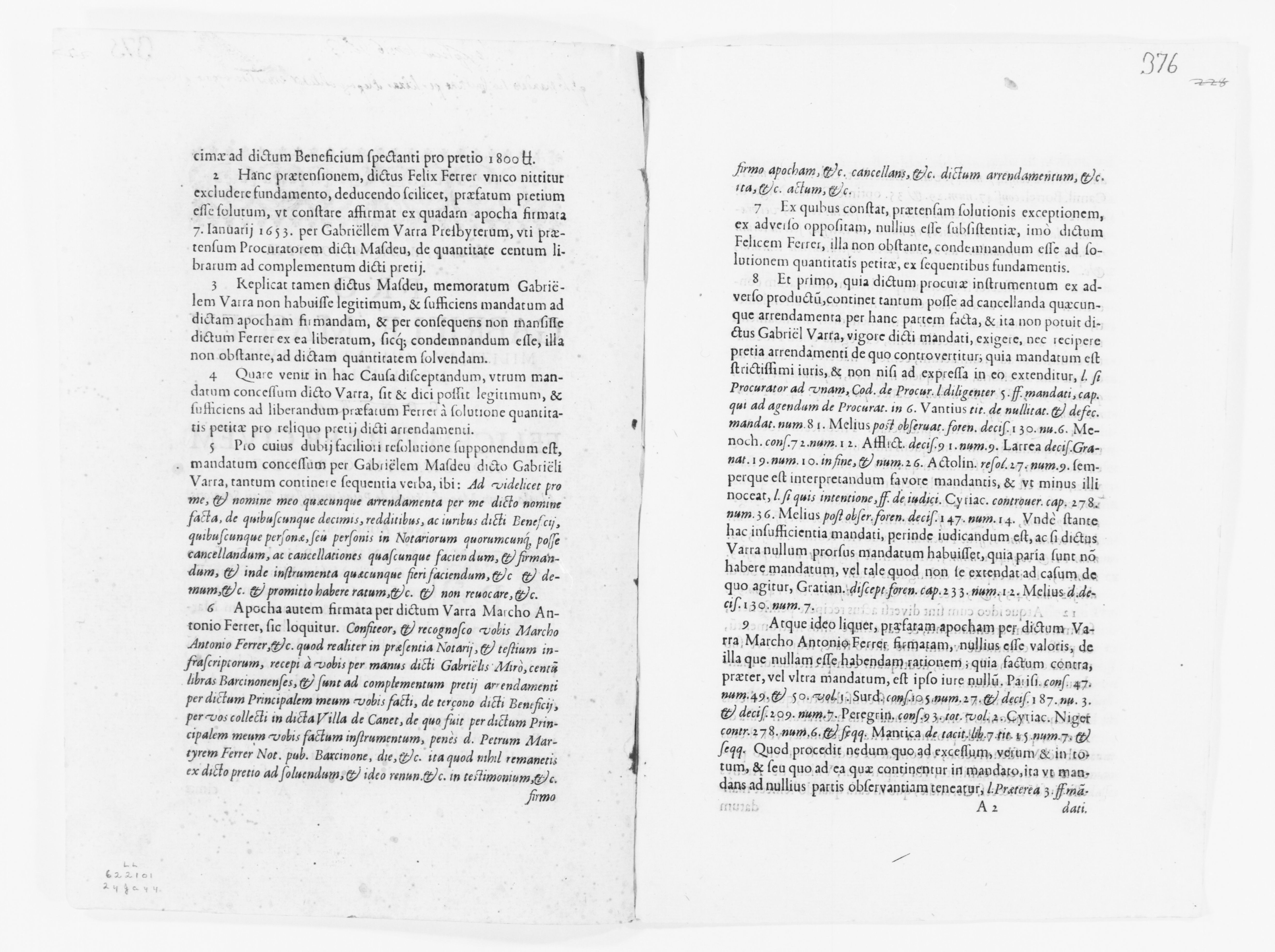 Scanned image of the current content page