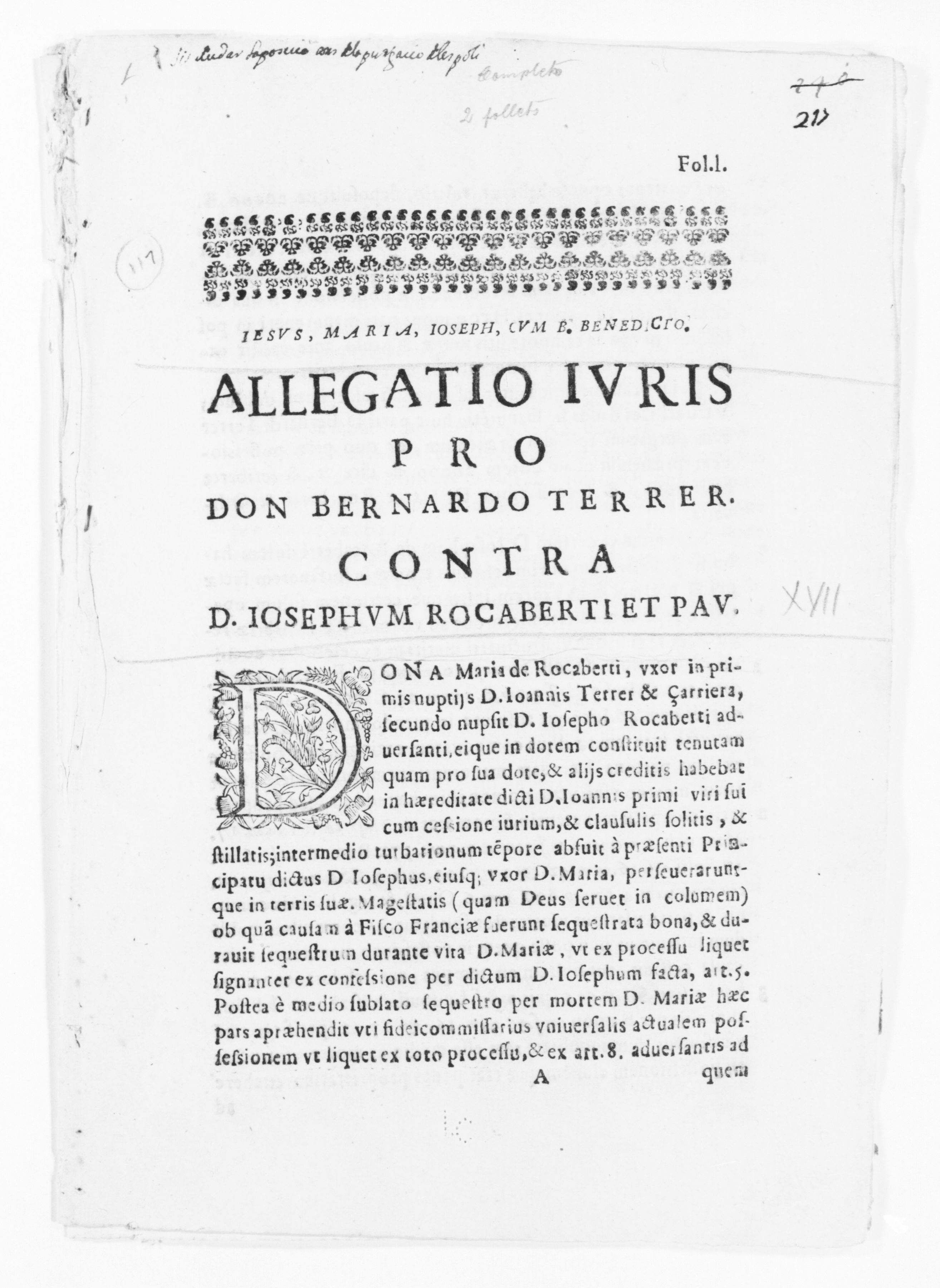 Scanned image of the current content page