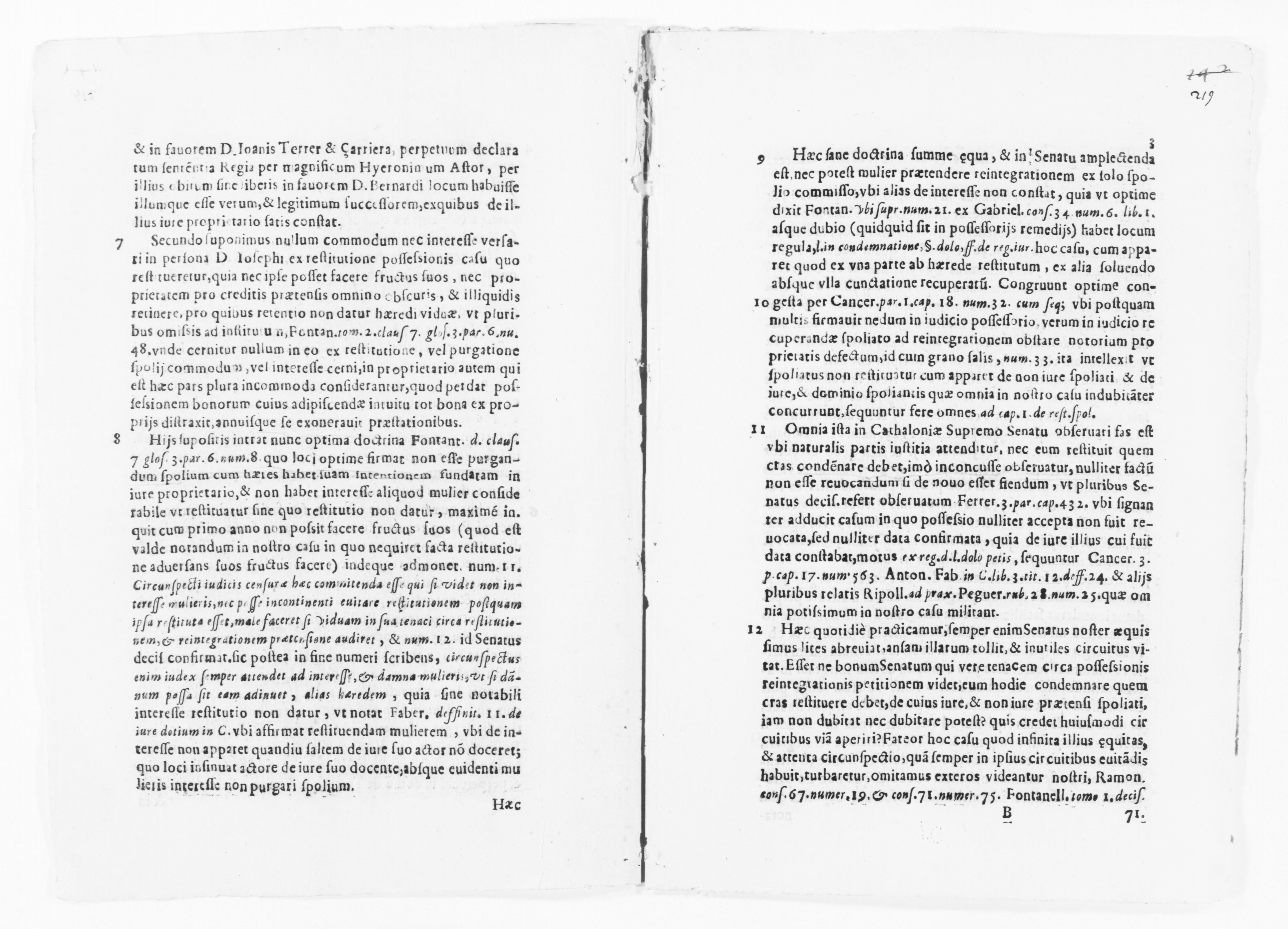 Scanned image of the current content page