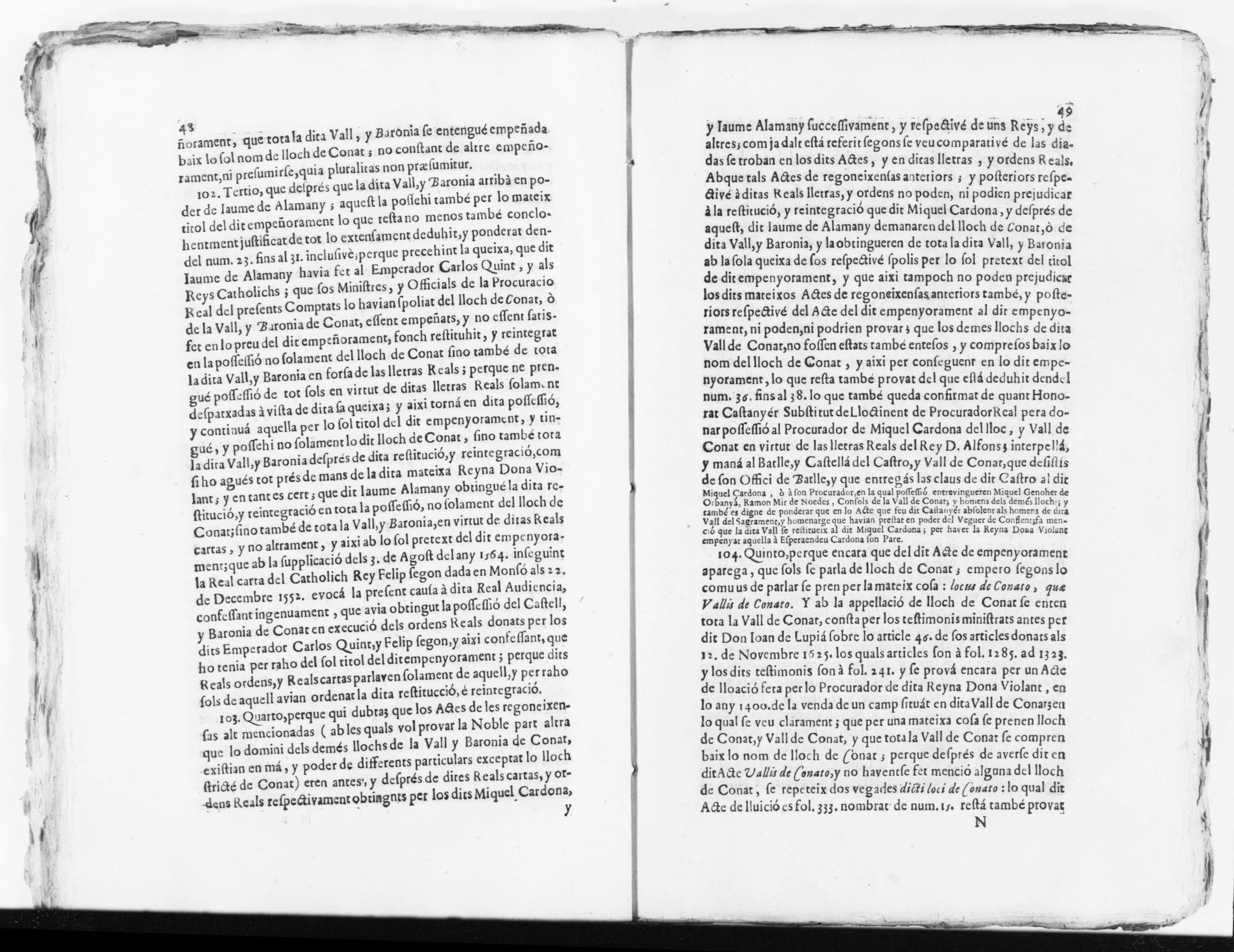Scanned image of the current content page