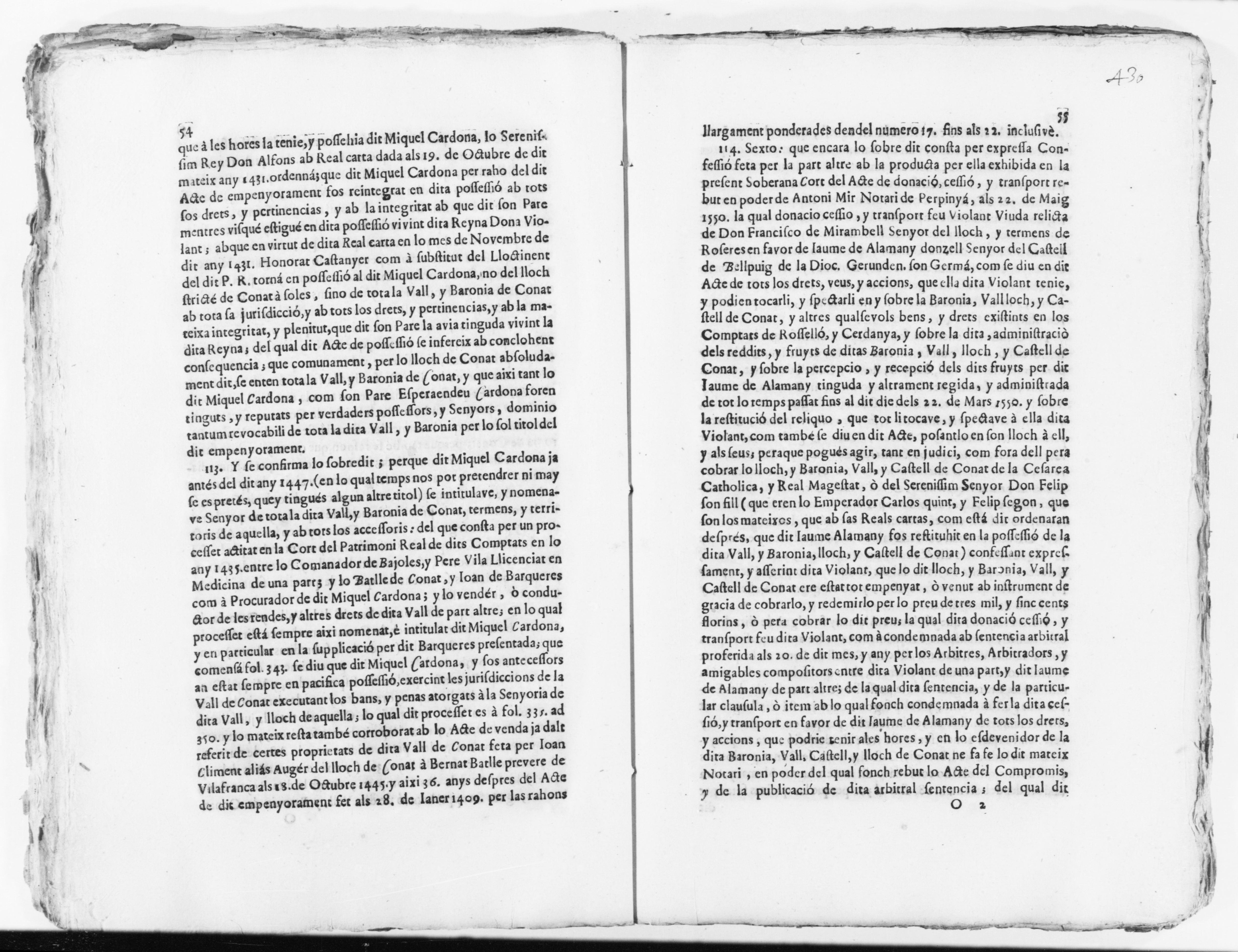 Scanned image of the current content page