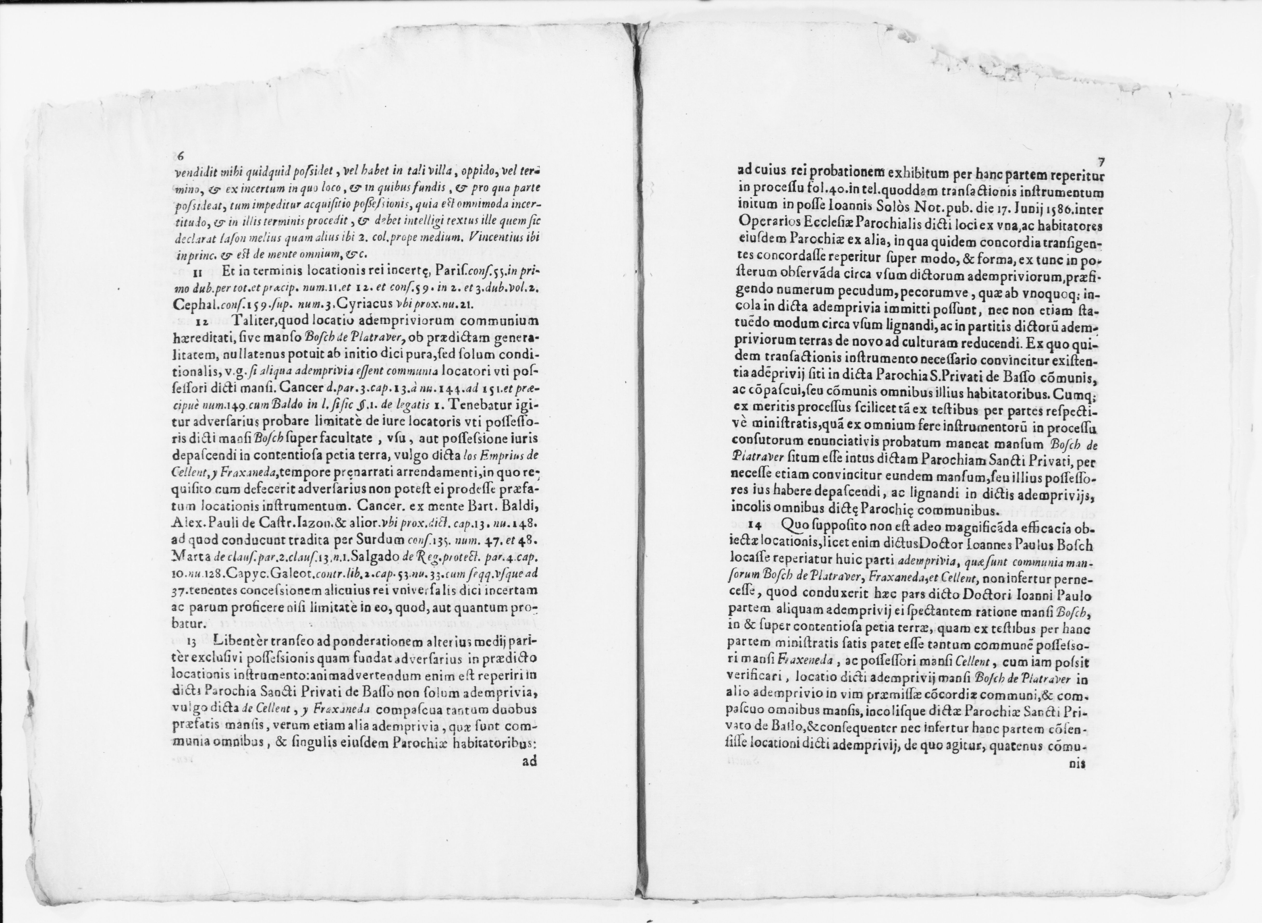Scanned image of the current content page