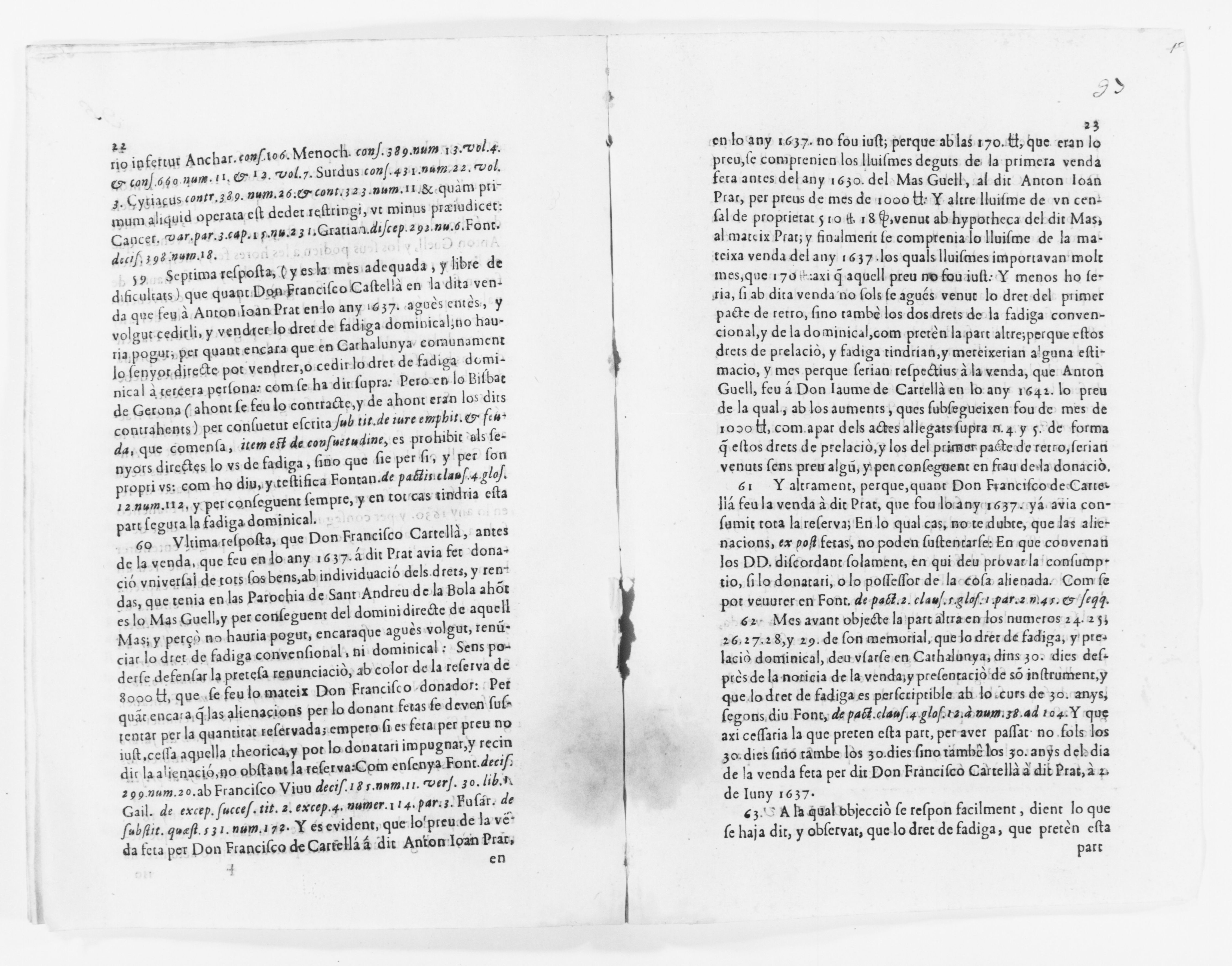 Scanned image of the current content page