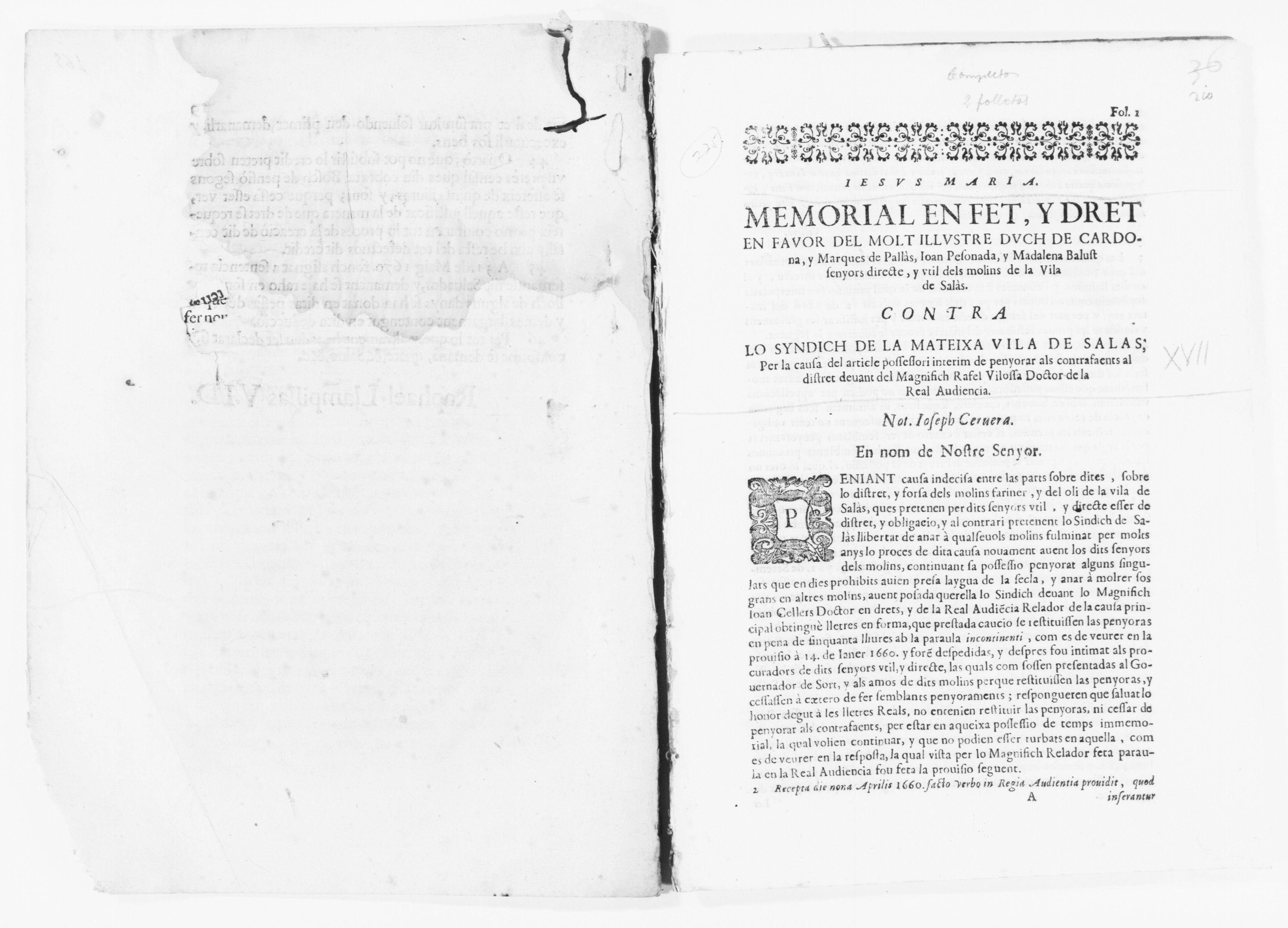 Scanned image of the current content page