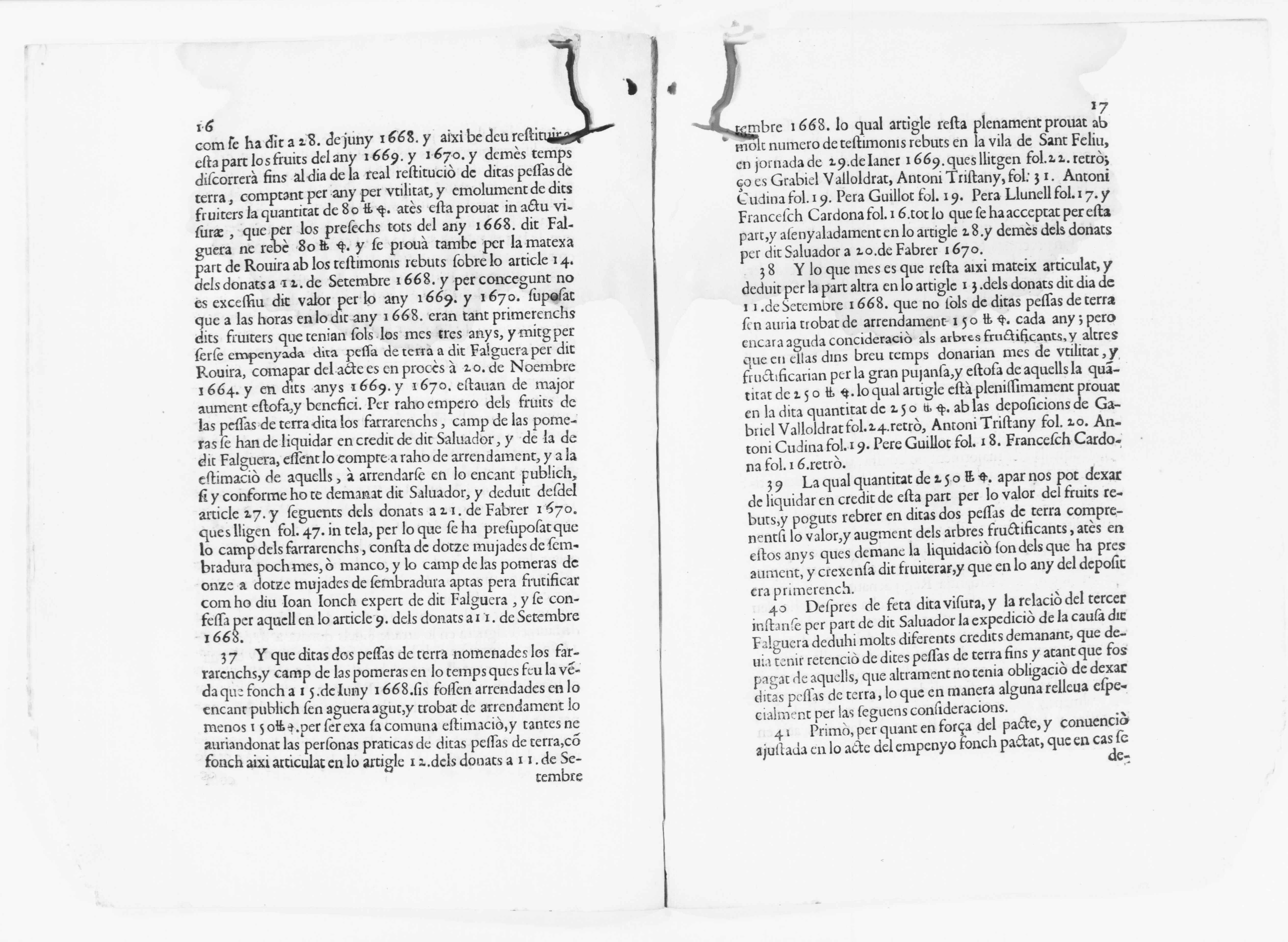 Scanned image of the current content page