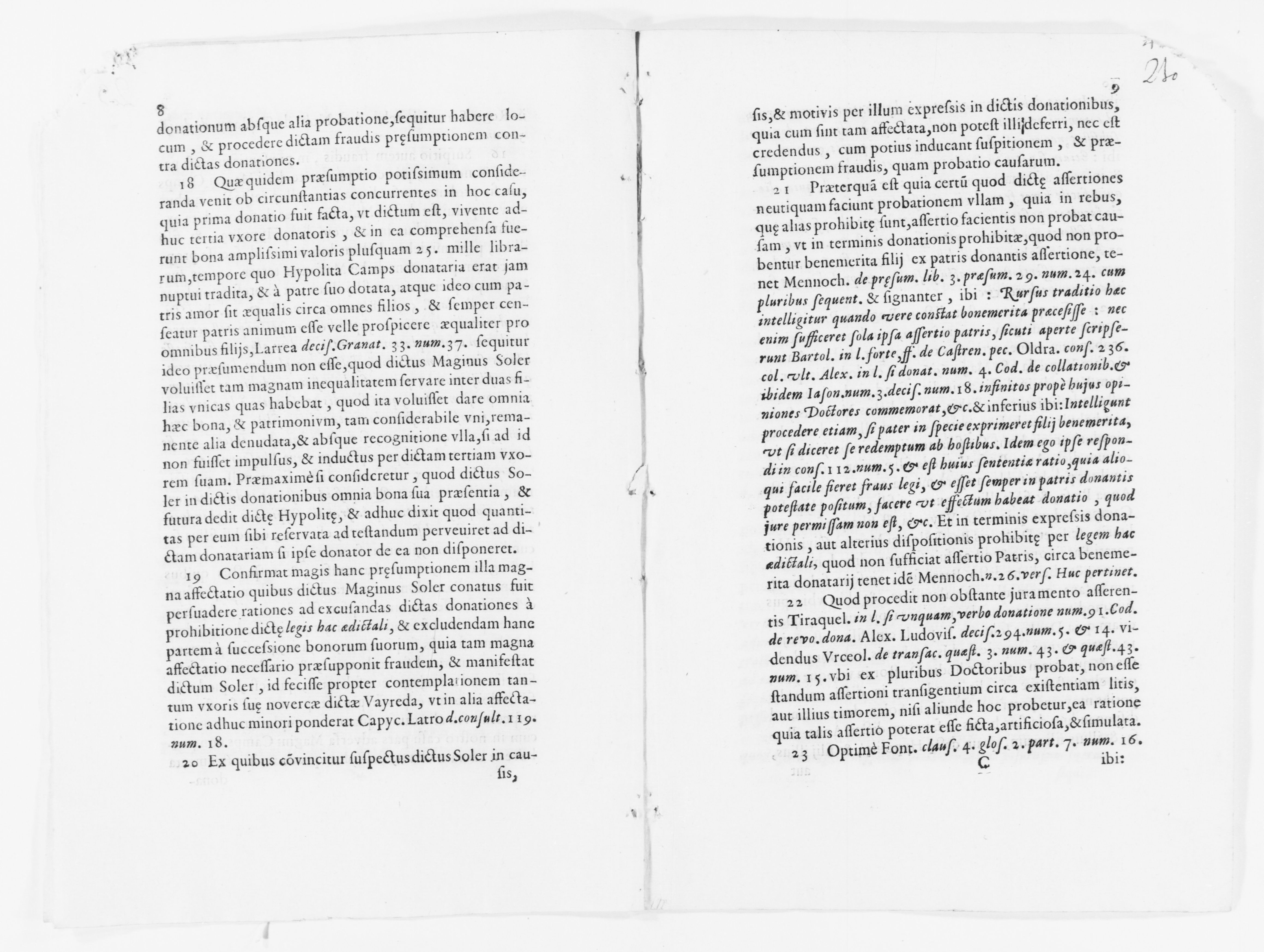 Scanned image of the current content page